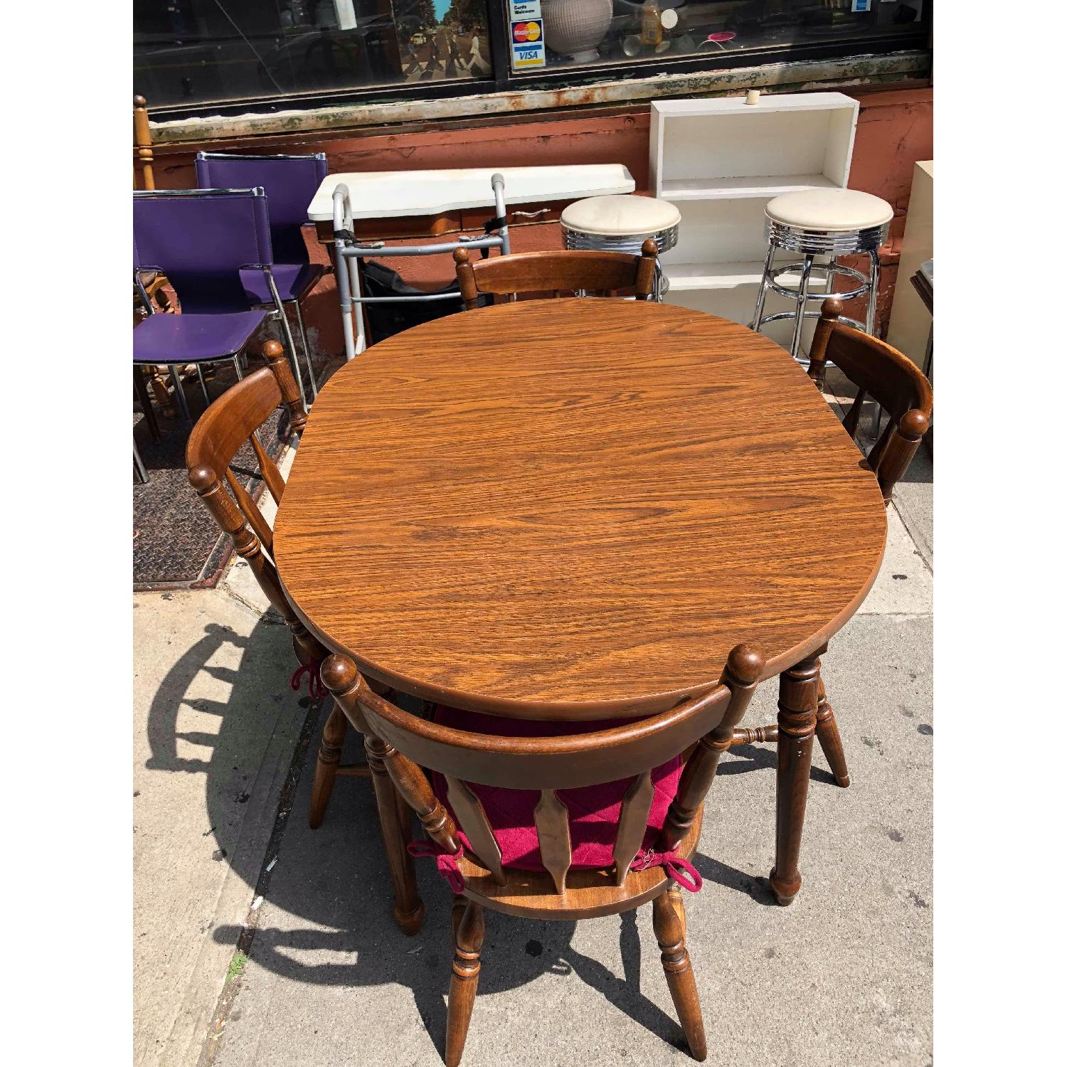 Vintage 1980s Table w/ 4 Chairs - AptDeco