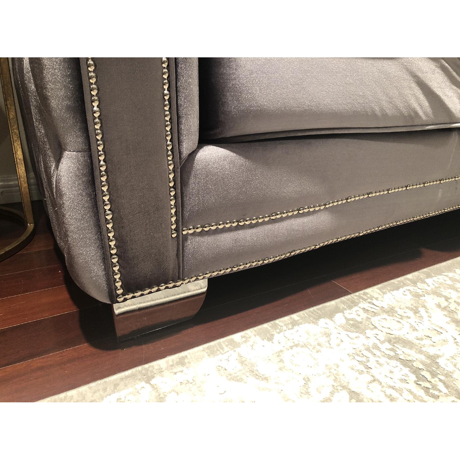 Everly Quinn Creekside Velvet Chesterfield Sofa AptDeco