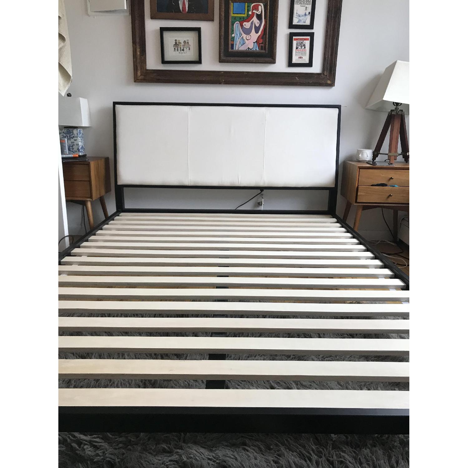 Crate & Barrel Isaac Queen Bed Frame AptDeco