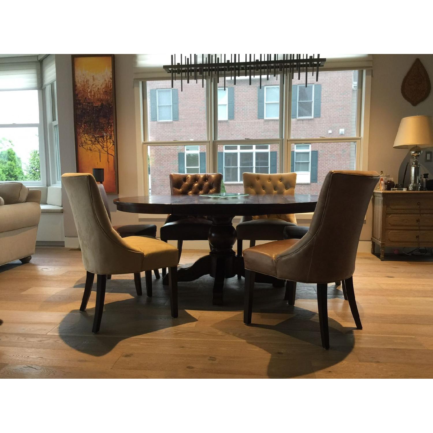 Pottery Barn Sumner Extending Pedestal Dining Table - image-2