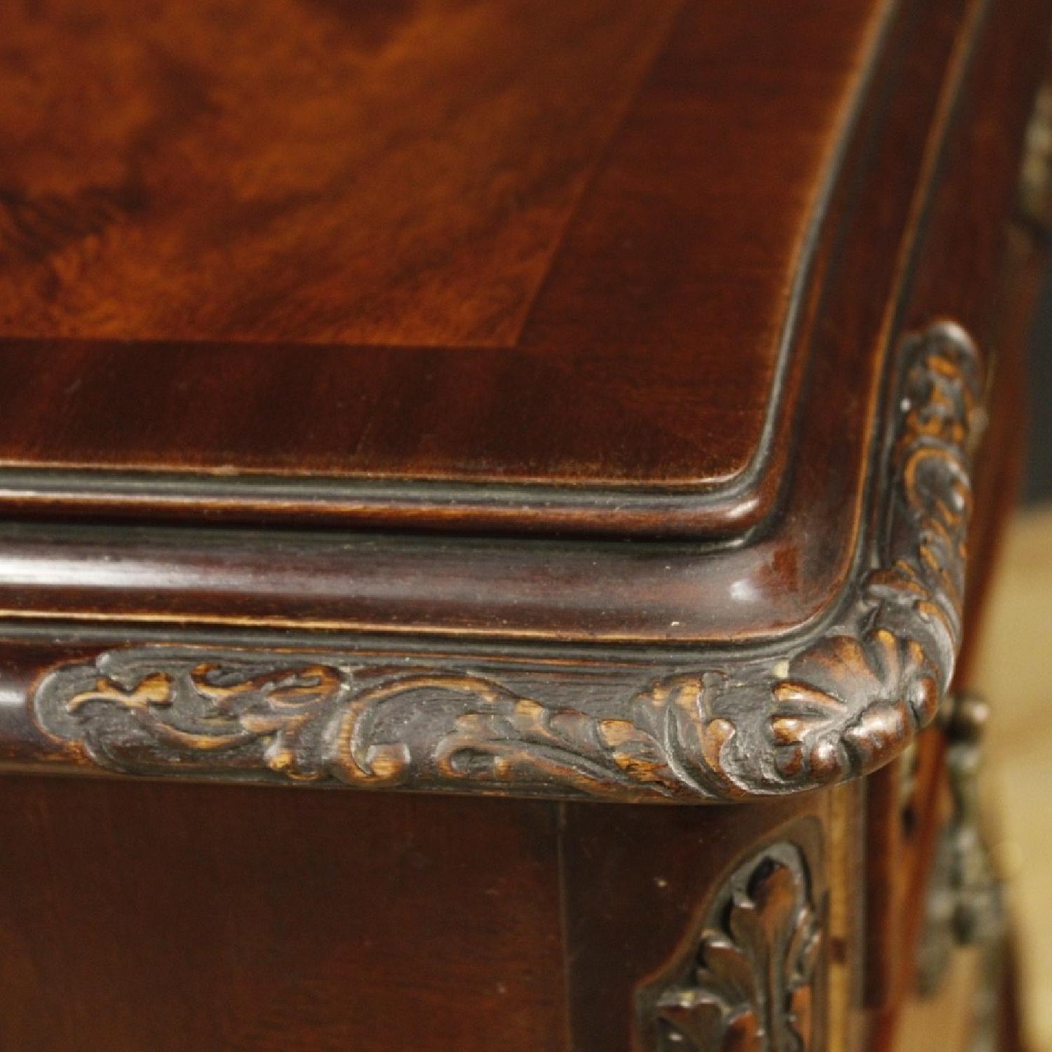 Spanish Dresser in Carved Mahogany w/ 4 Drawers AptDeco