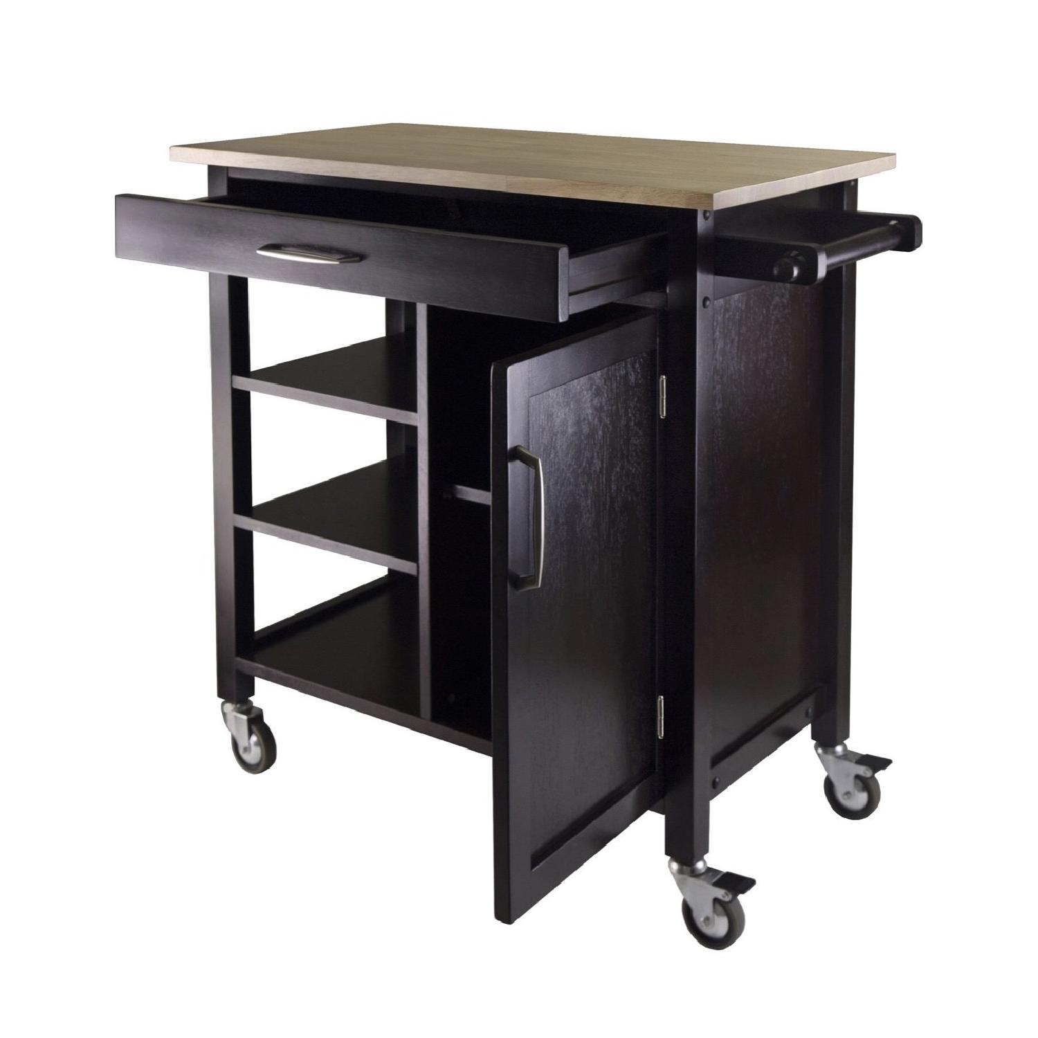 Winsome Wood Mali Kitchen Cart - image-1