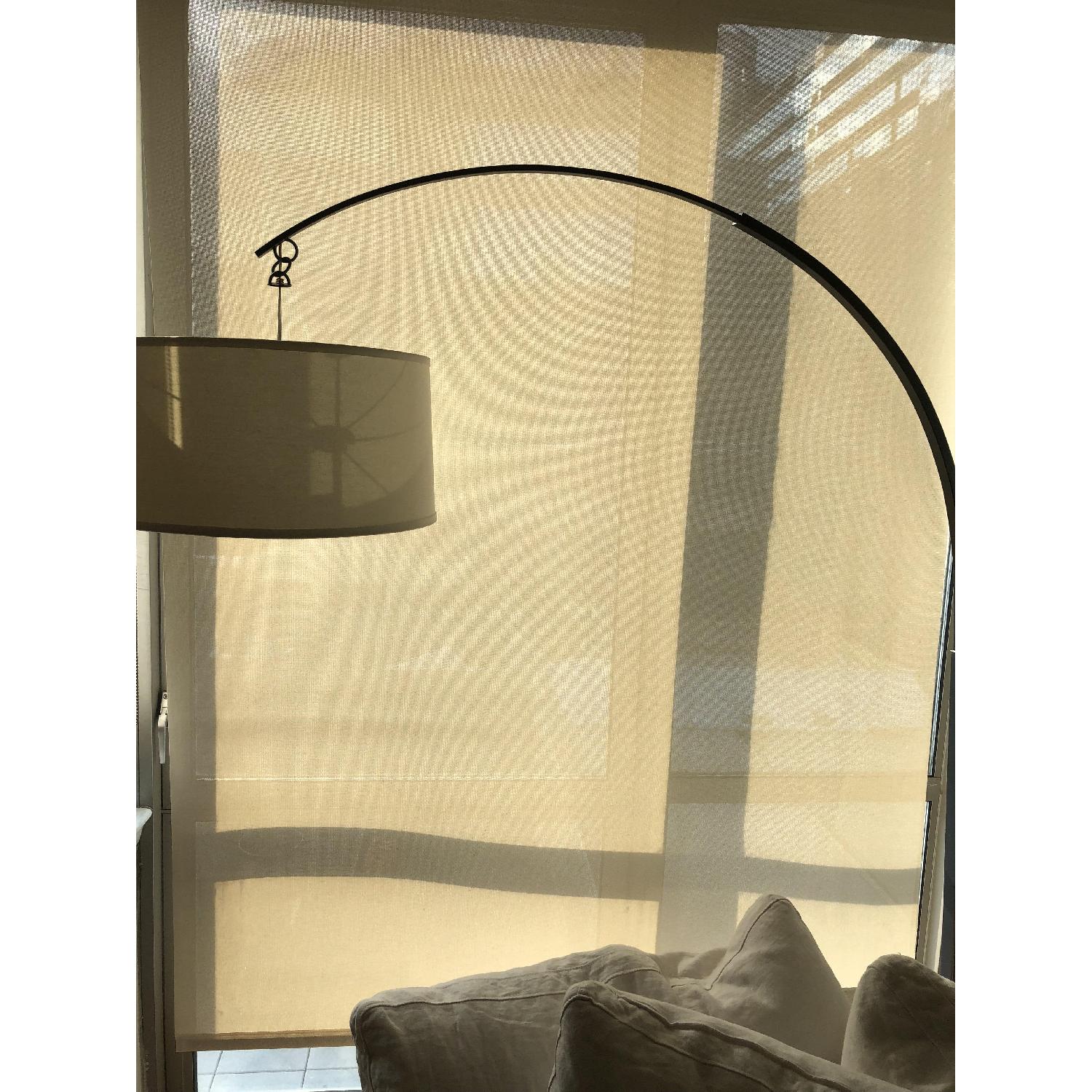 Restoration Hardware Arc Marble Base Floor Lamp - image-2