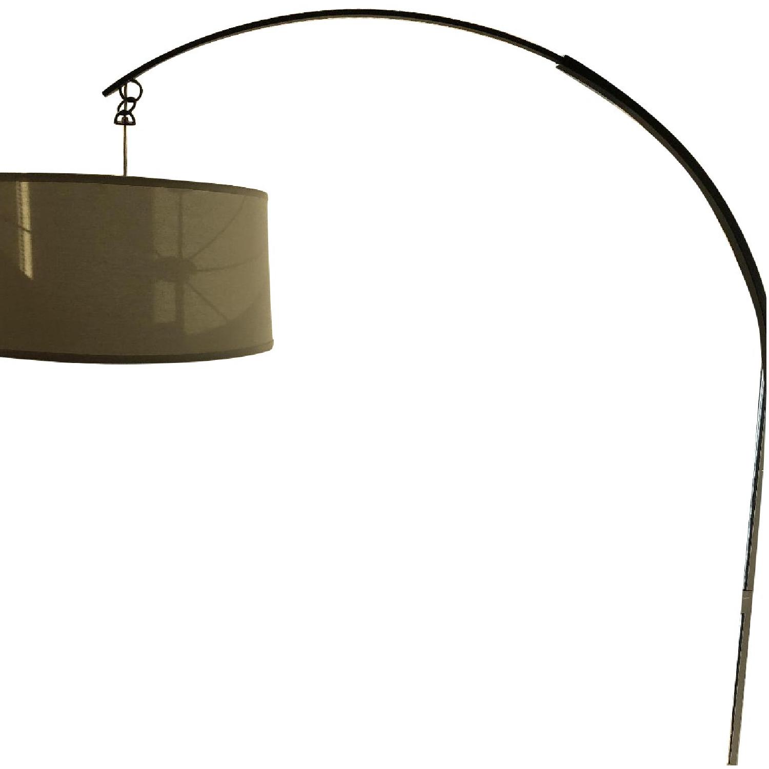 Restoration Hardware Arc Marble Base Floor Lamp - image-0