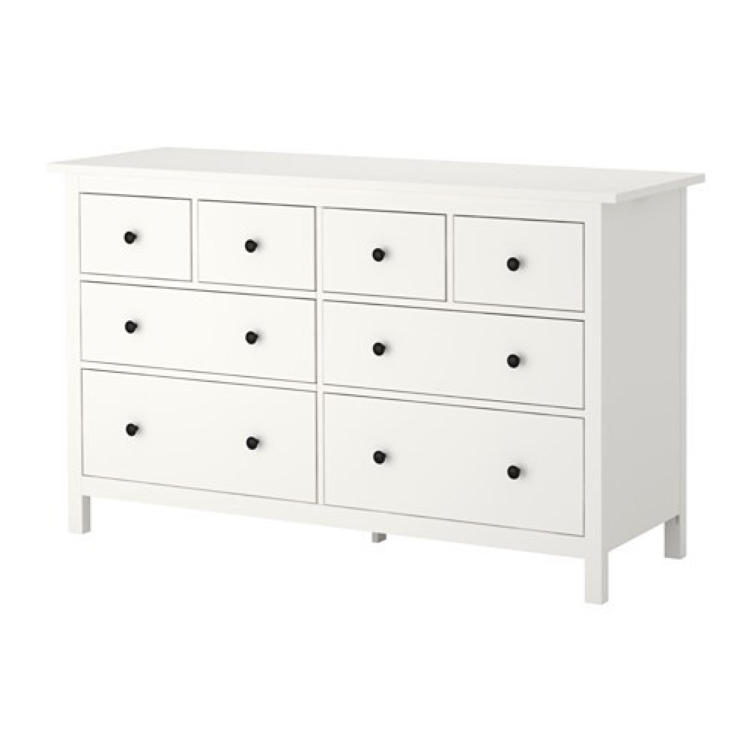 Ikea Hemnes White Dresser w/ Custom Knobs - image-3
