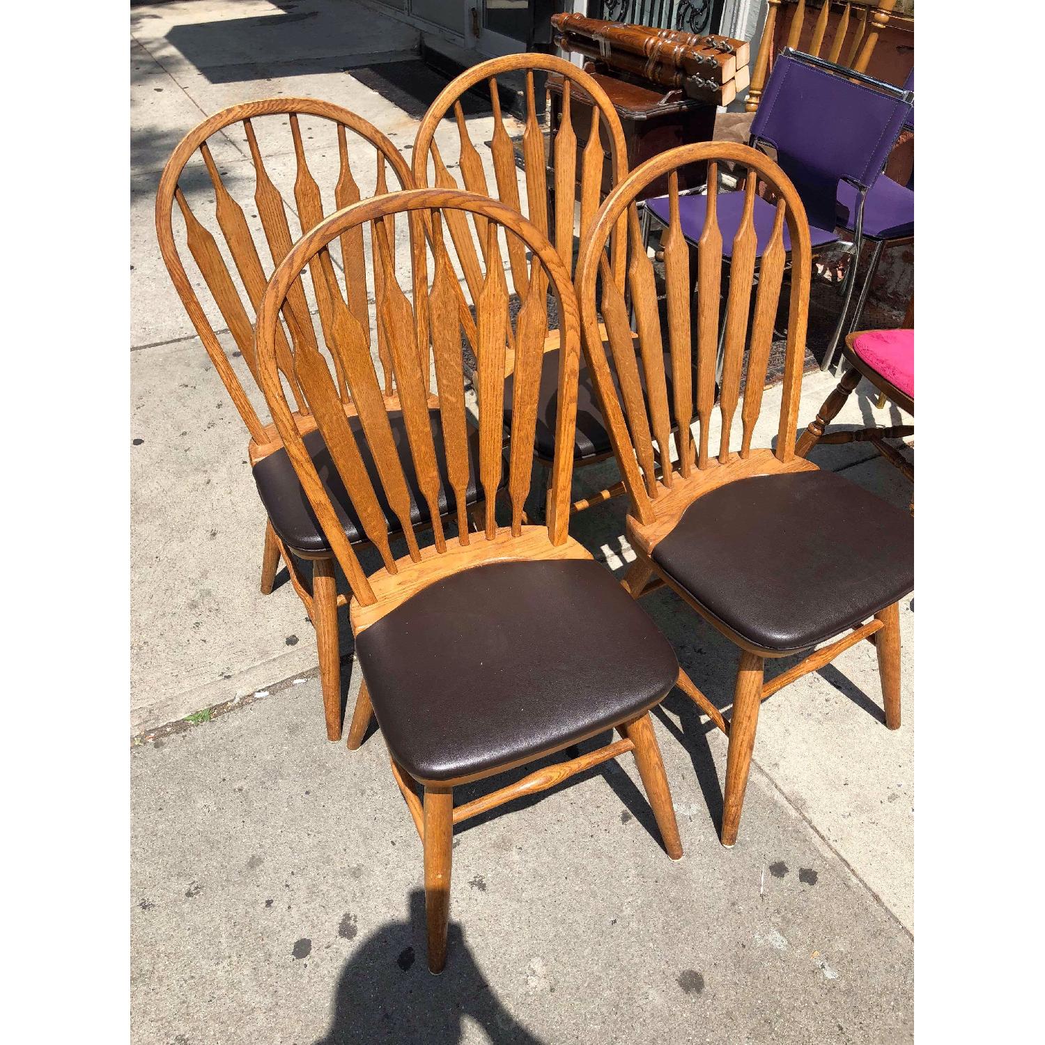 Vintage Tile Top Extendable Kitchen Table w/ 4 Chairs - image-24