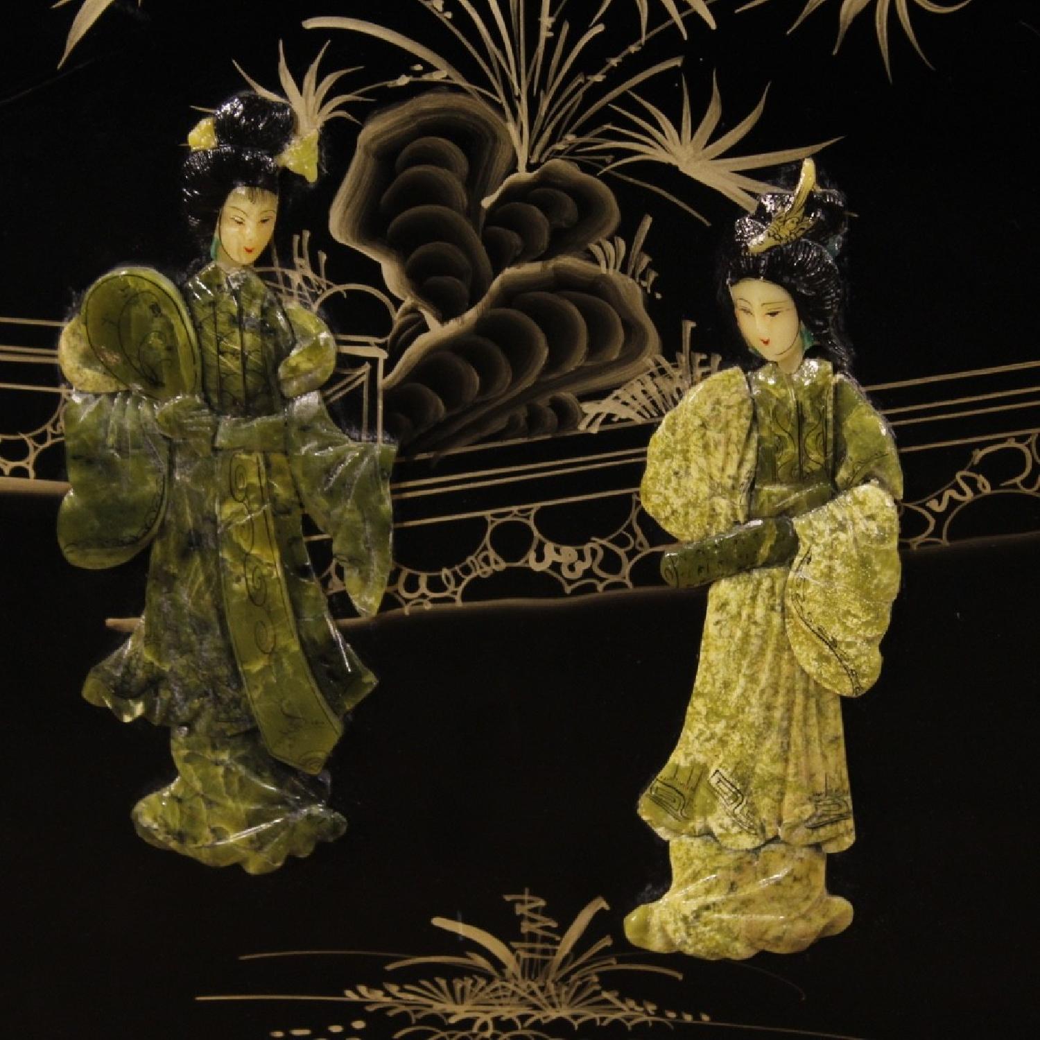 French Sideboard in Lacquered & Painted Chinoiserie Wood - image-12