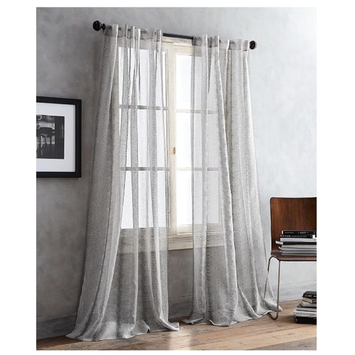 Macy's DKNY Urban Safari Sheer Curtains - image-1