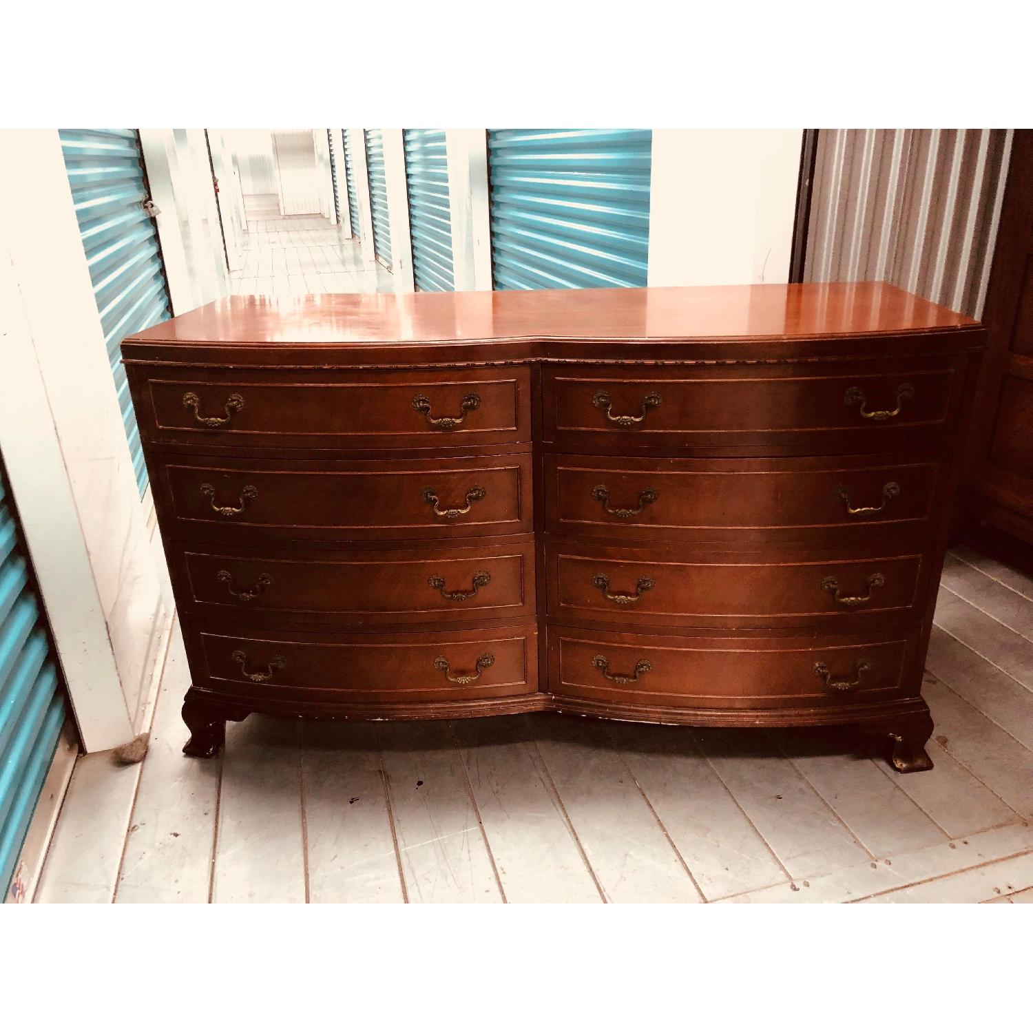 Rway Furniture Antique 1930s Mahogany Dresser - image-1