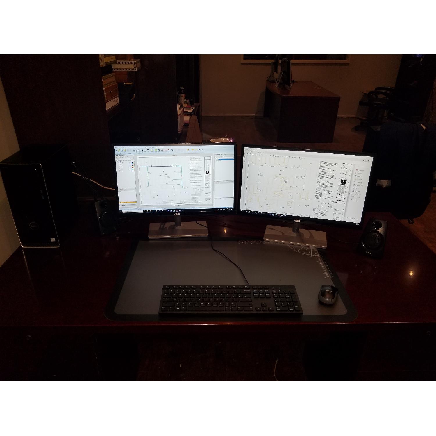 Cherry Wood Office Desk - image-4