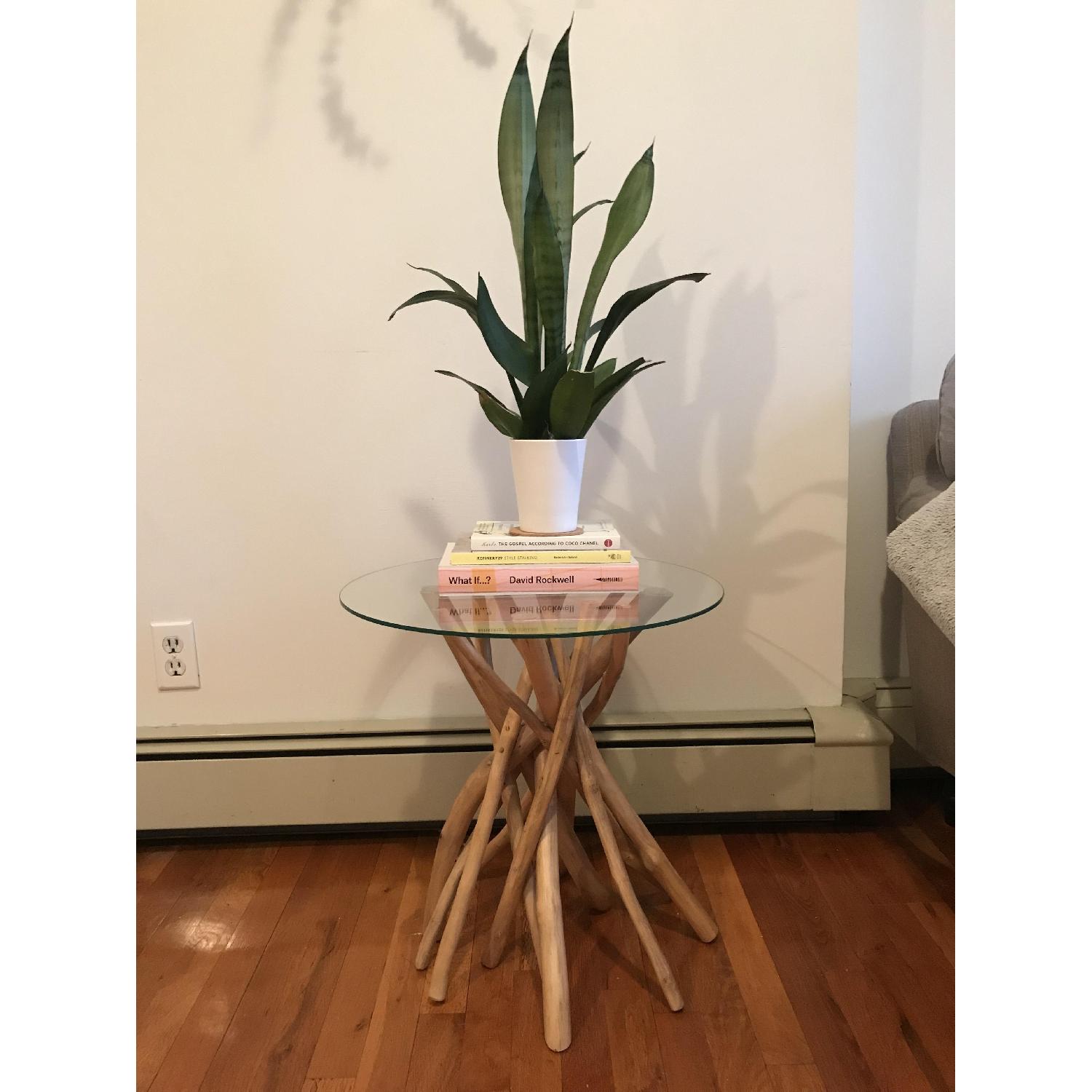 Natural Driftwood Side Table - image-1