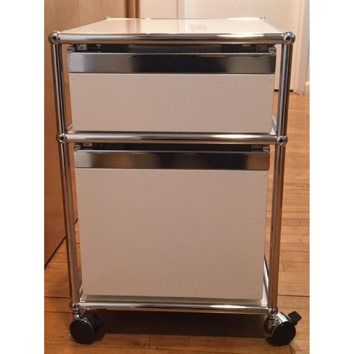 Design Within Reach USM Haller File Pedestal w/ Casters - image-1