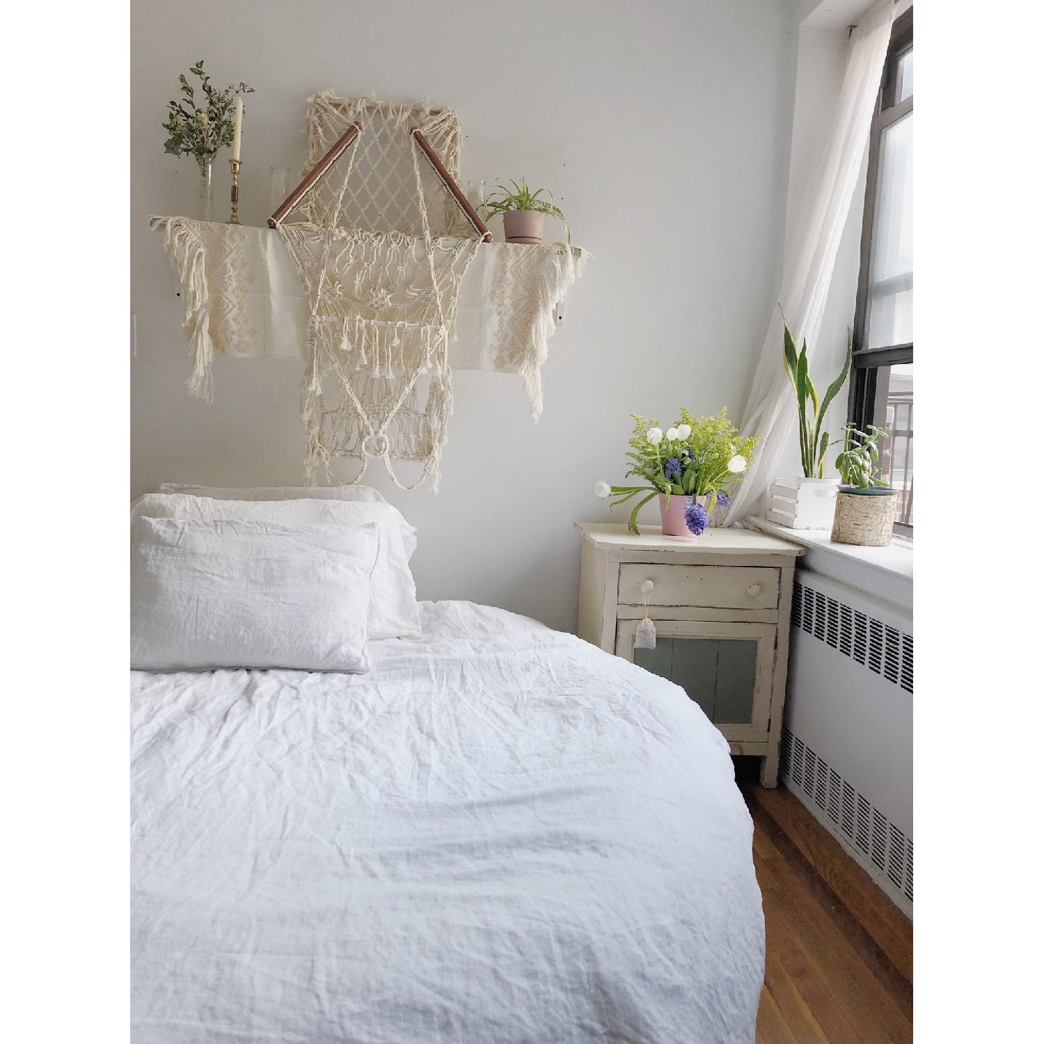 Ikea Circular/Round Bed Frame in White - image-1