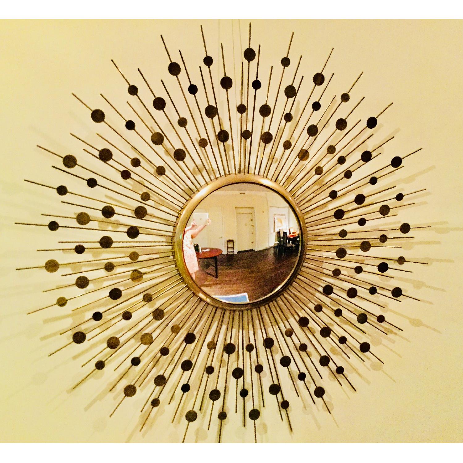 Mid Century Modern Sunburst Mirror - image-0