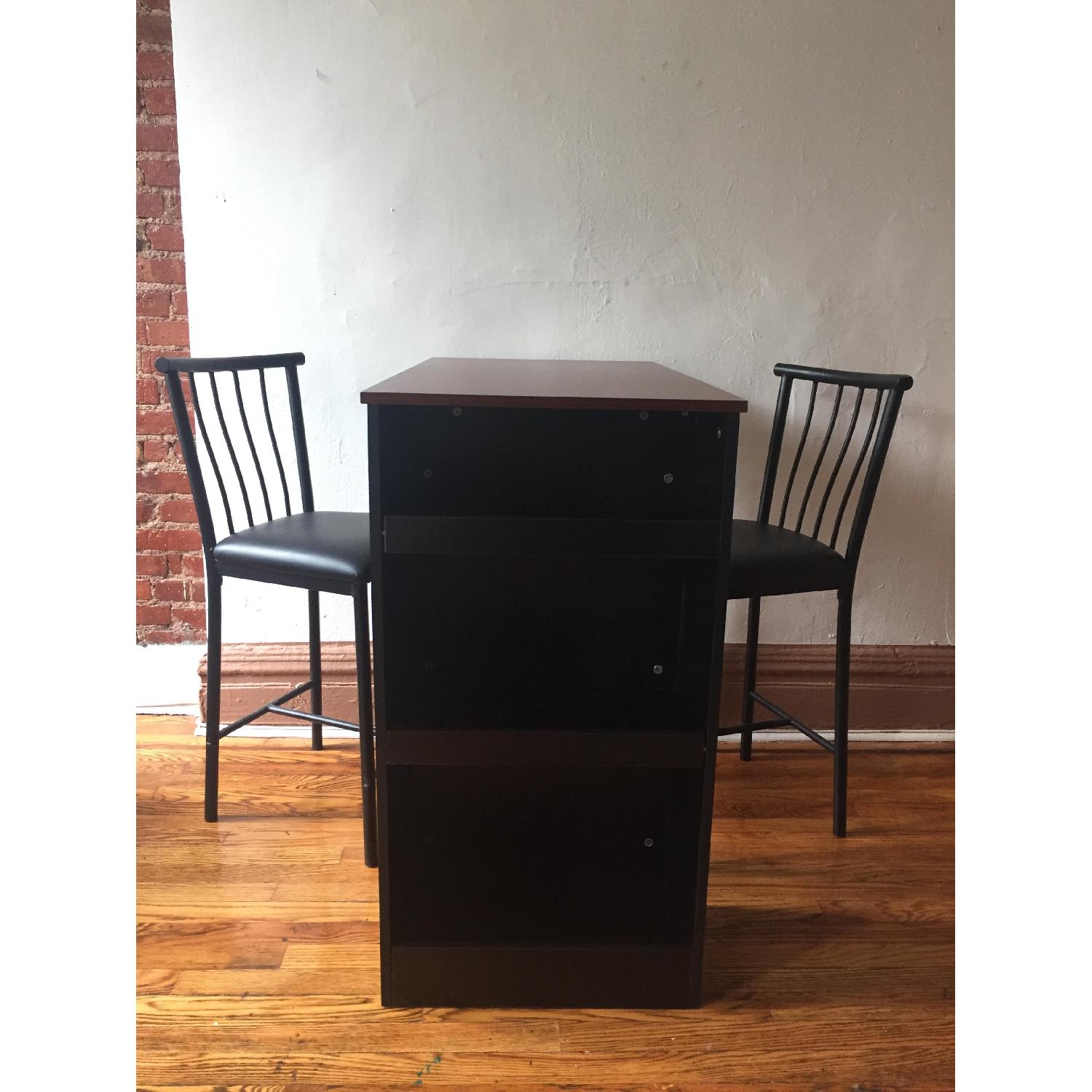 Dorel Living 3-Piece Counter Height Dining Set w/ Storage - image-1