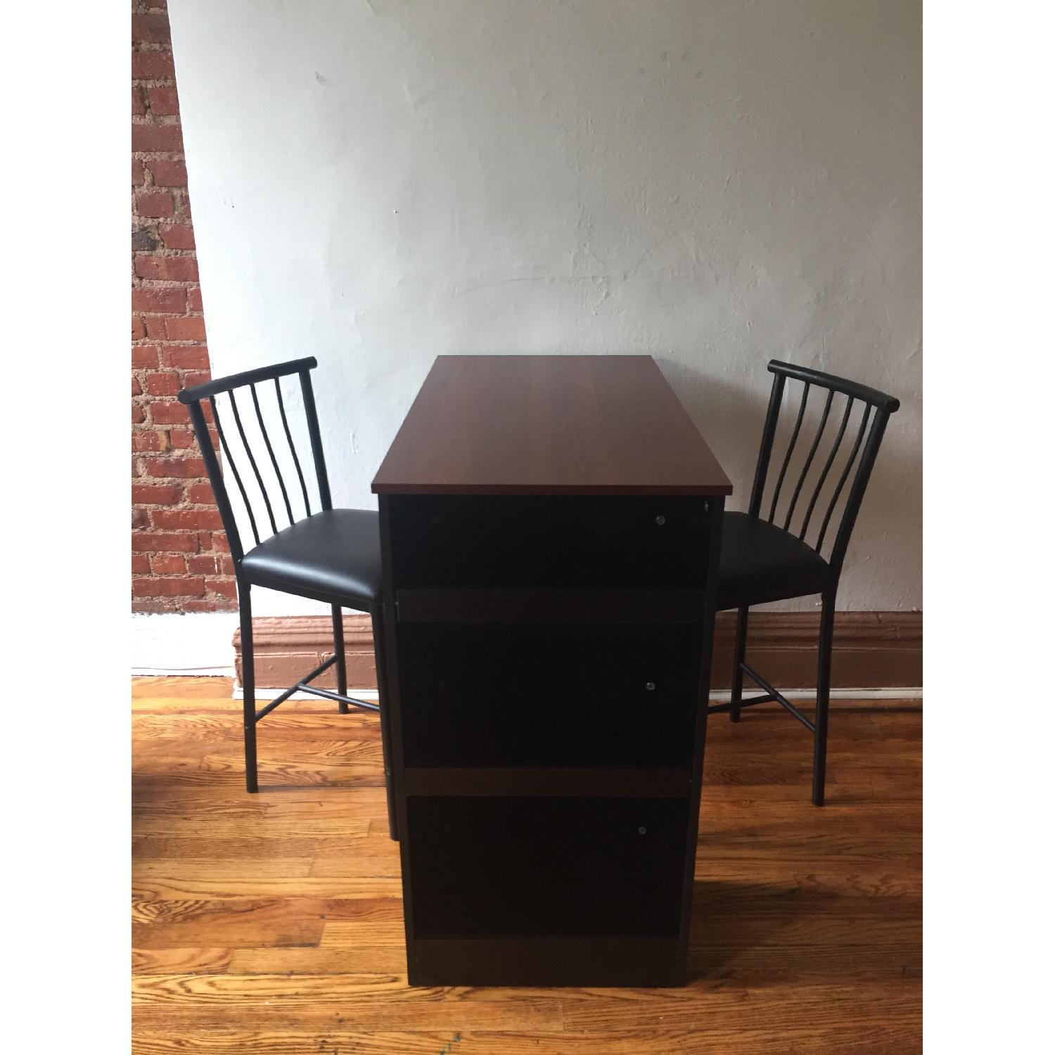 Dorel Living 3-Piece Counter Height Dining Set w/ Storage - image-2