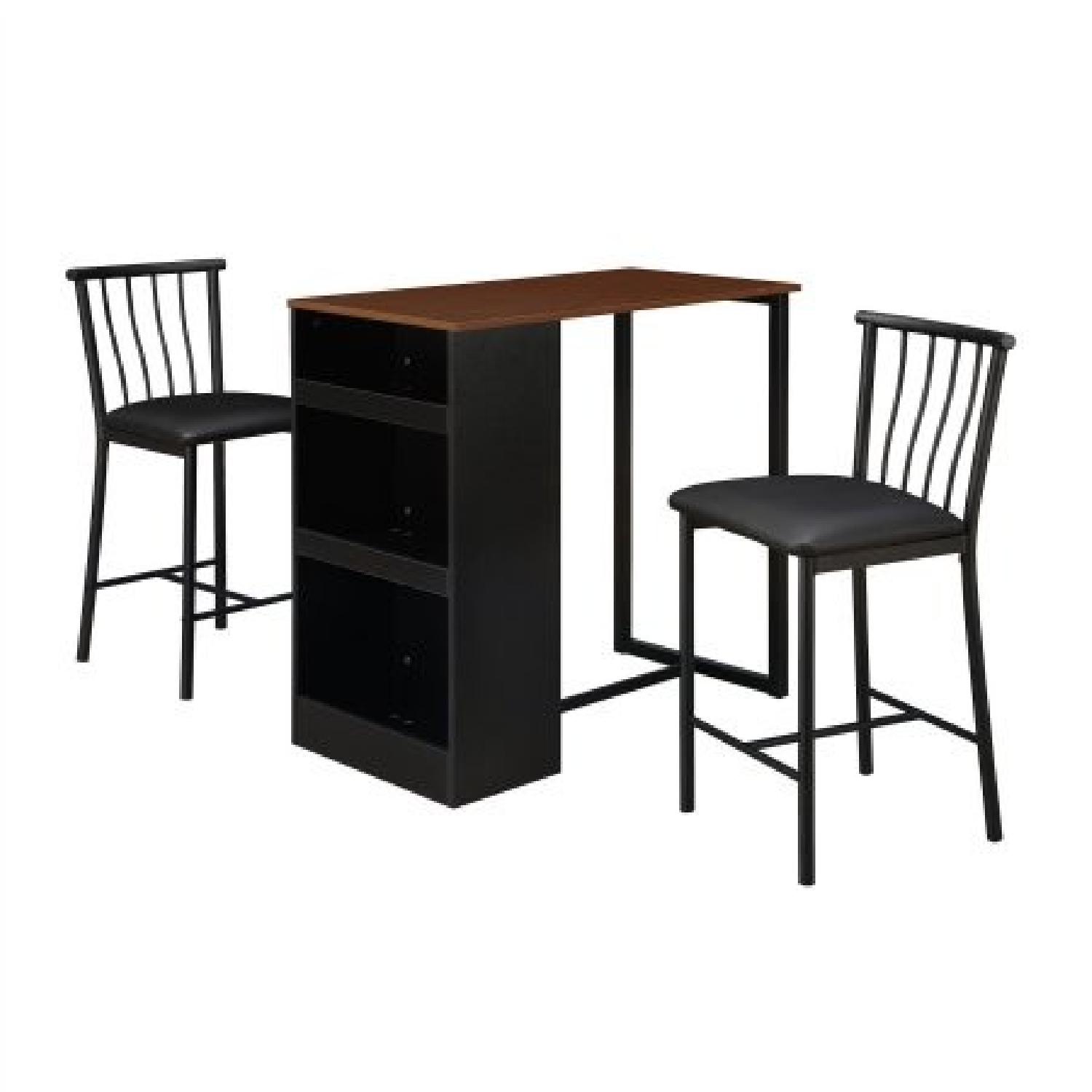 Dorel Living 3-Piece Counter Height Dining Set w/ Storage - image-0