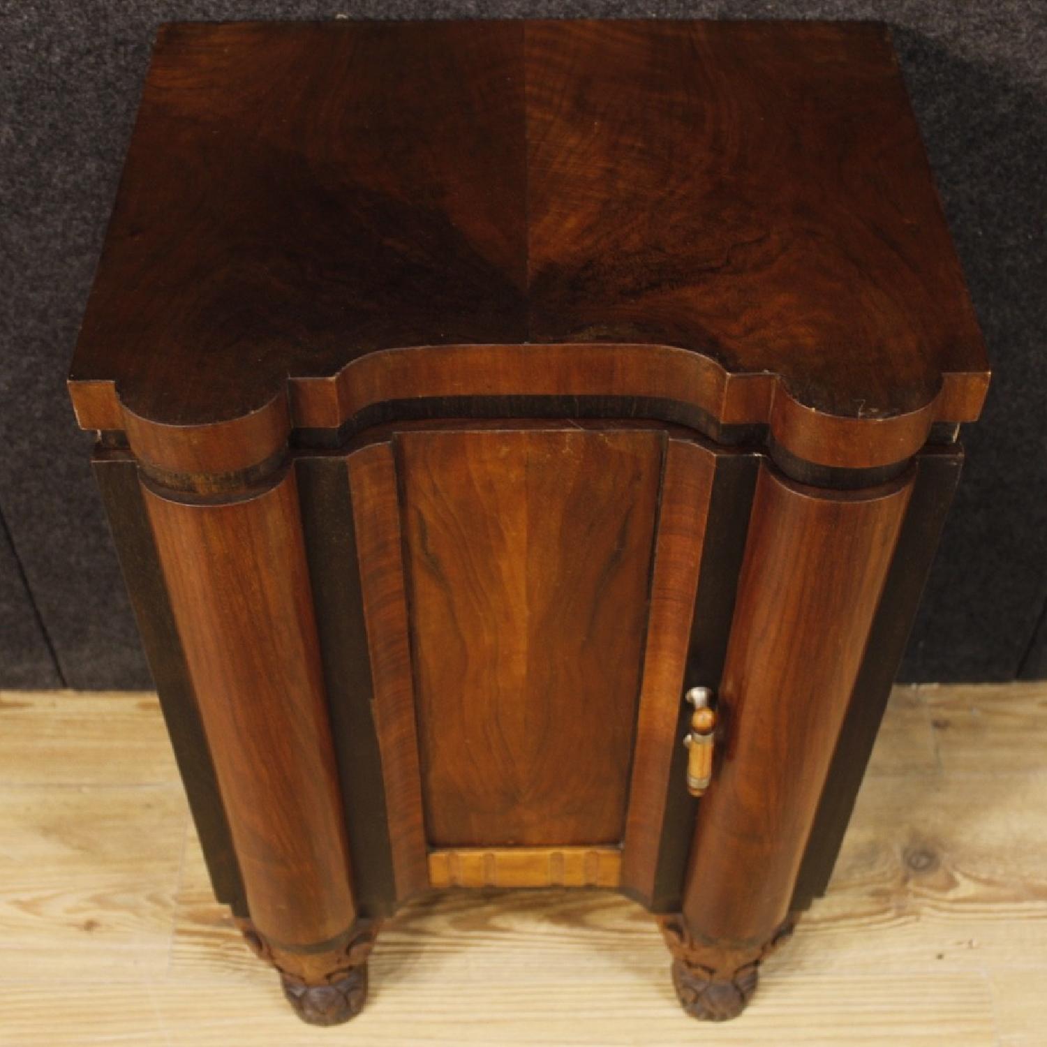 Art Deco Style French Wooden Bedside Tables - image-2