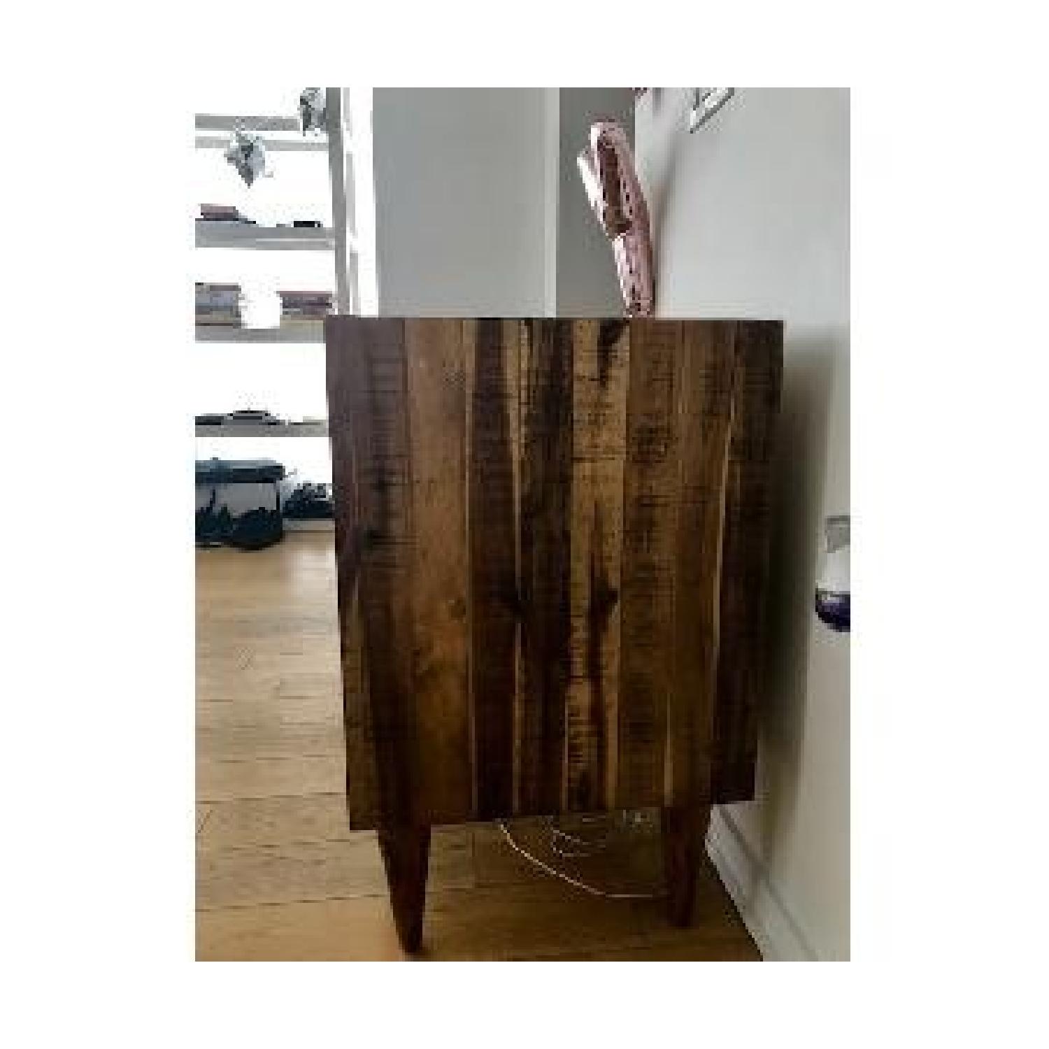 West Elm Alexa Reclaimed Wood Nightstand in Honey - image-2