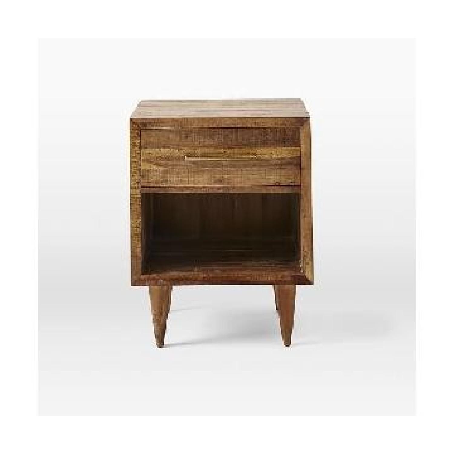 West Elm Alexa Reclaimed Wood Nightstand in Honey - image-5