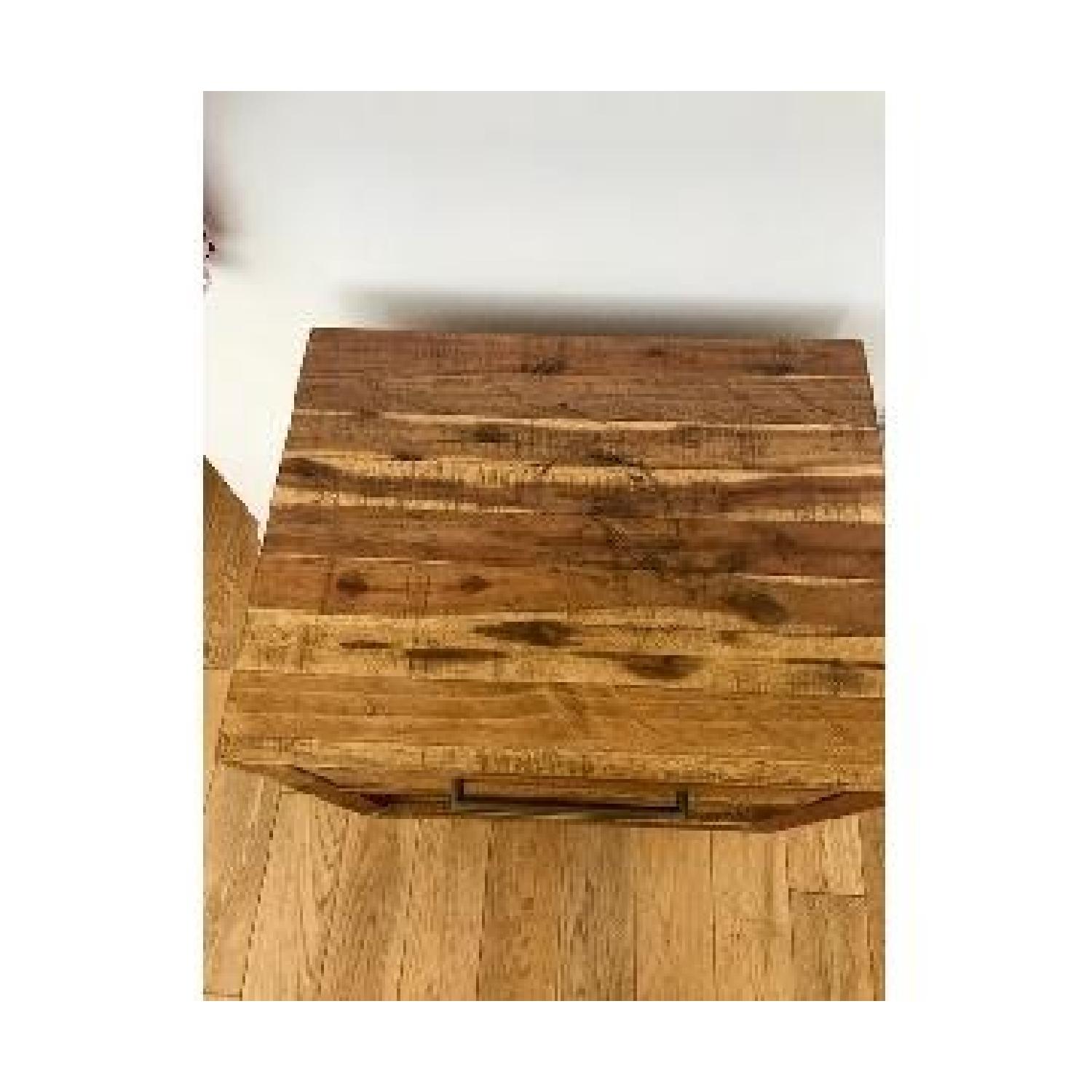 West Elm Alexa Reclaimed Wood Nightstand in Honey - image-6
