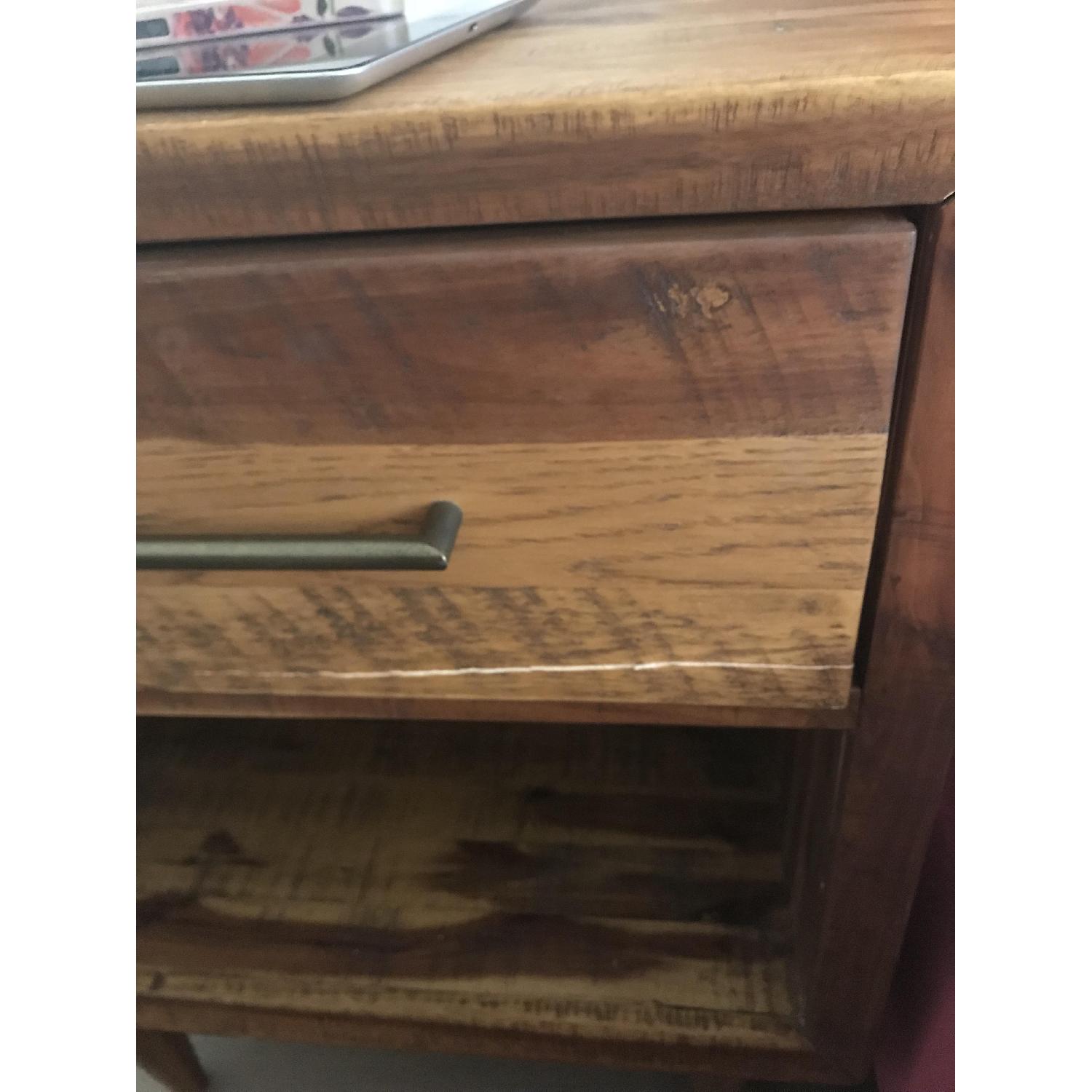 West Elm Alexa Reclaimed Wood Nightstand in Honey - image-7