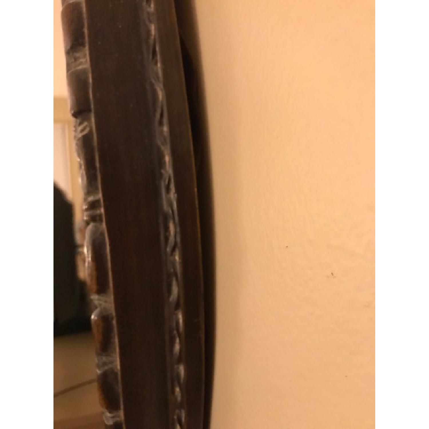 The Bombay Company Decorative Carved Wood Framed Oval Mirror - image-3