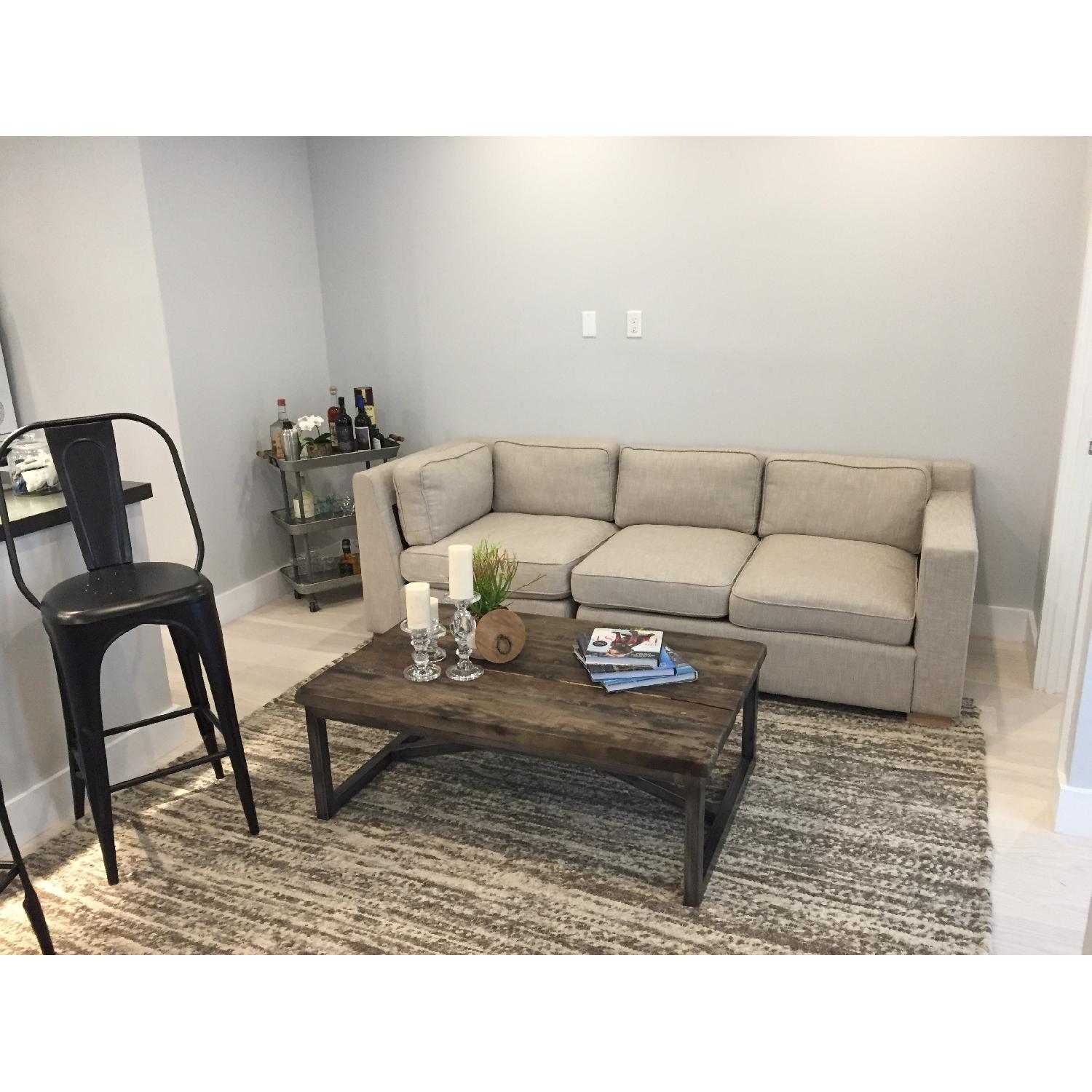 Restoration Hardware Collins Sectional Sofa AptDeco