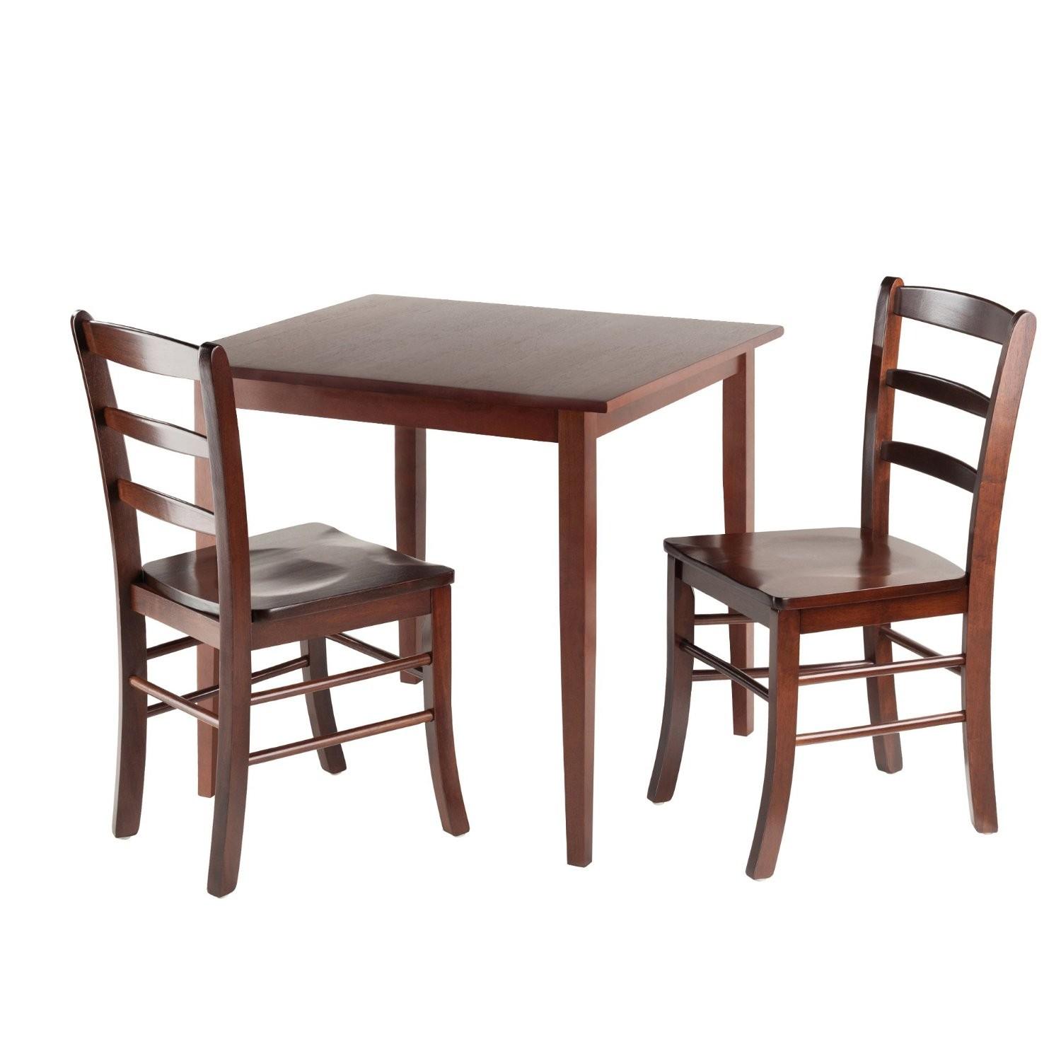 Groveland Winsome Wood Square Dining Table w/ 2 Chairs - image-1