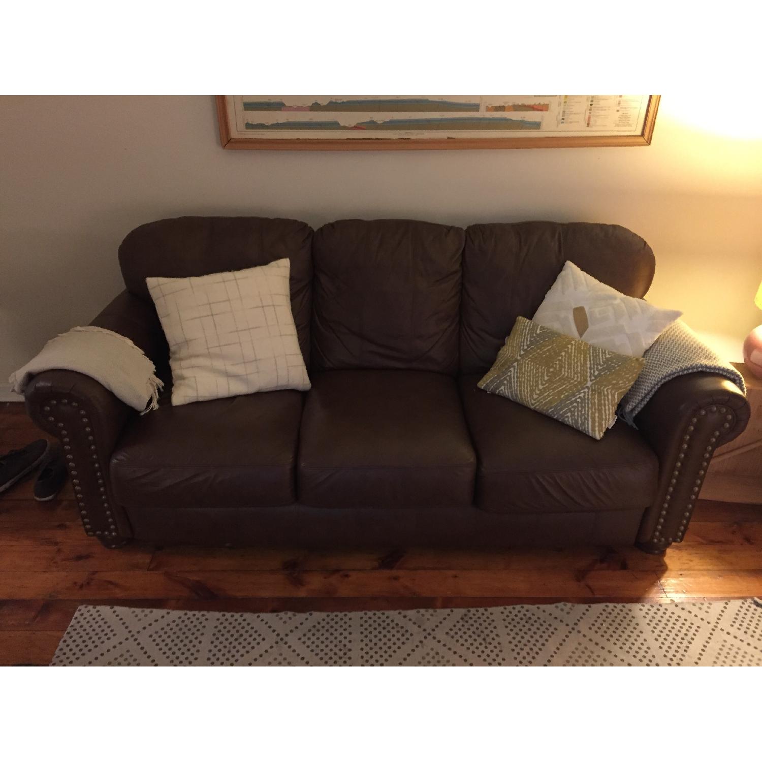 Lane Leather Couch - image-1