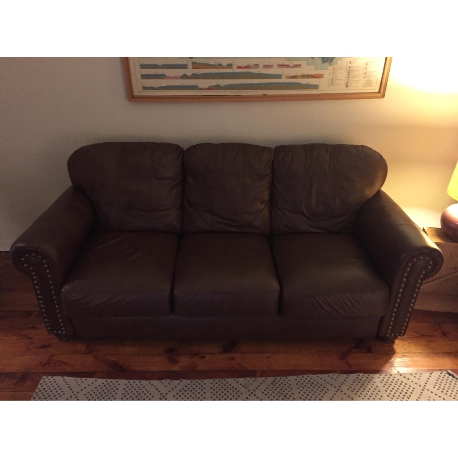 Lane Leather Couch - image-2