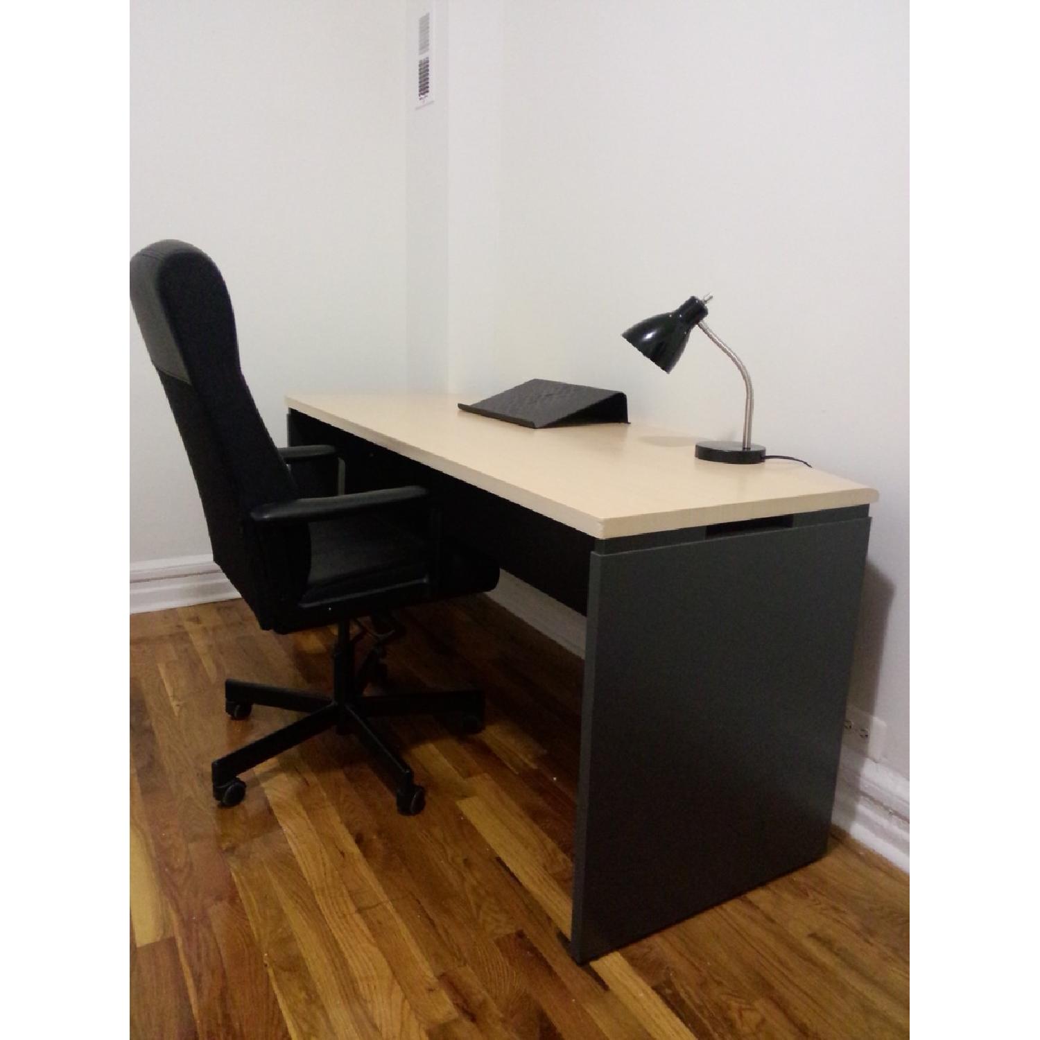 Altra Benjamin Desk w Ikea Chair - image-1