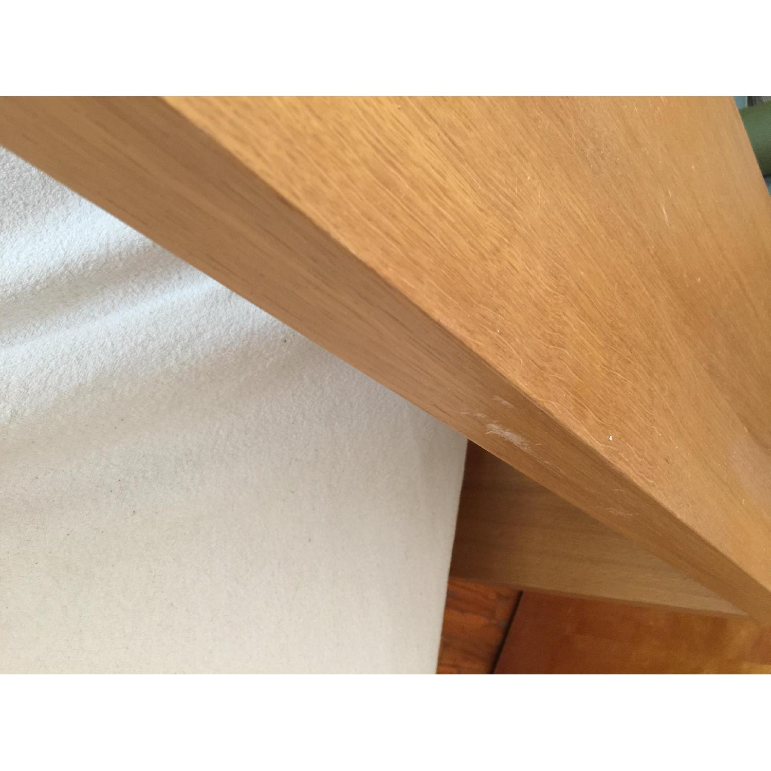 Ikea Malm Full Size Bed Frame + Nightstand + Rolling Bed Table - image-8