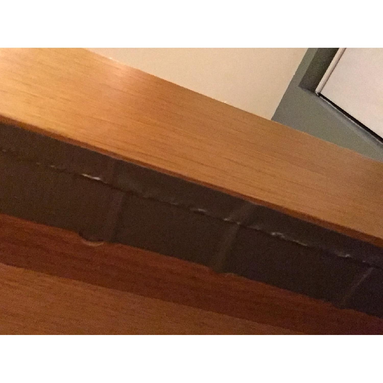 Ikea Malm Full Size Bed Frame + Nightstand + Rolling Bed Table - image-13