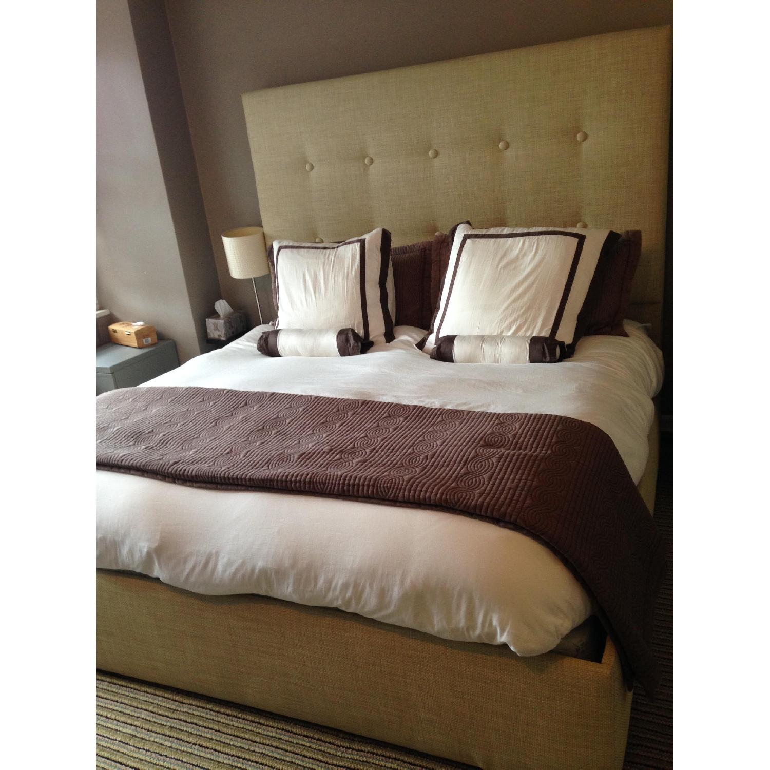 Custom Chilewich Tufted King Size Headboard - image-1