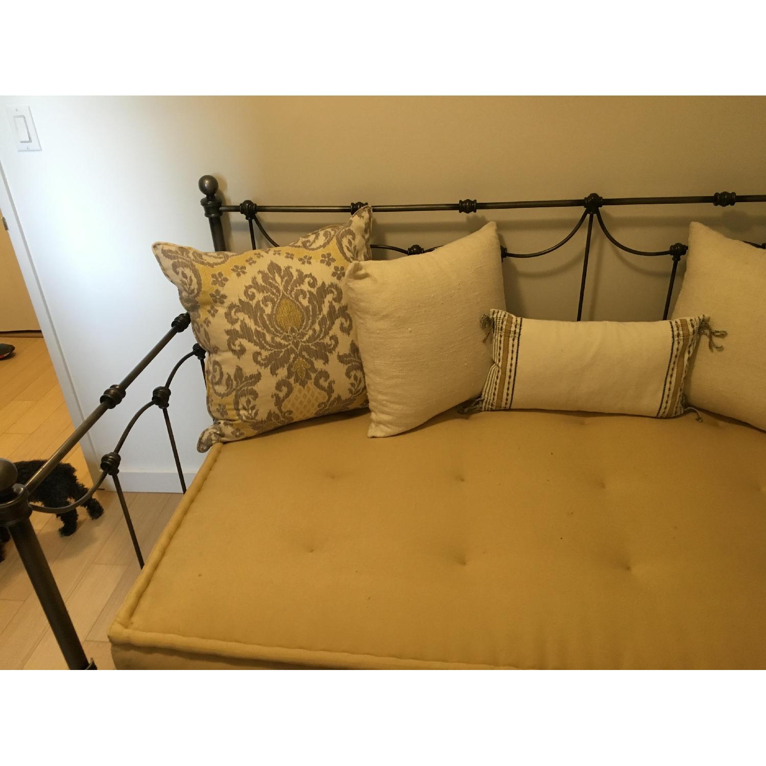 Pottery Barn Black Metal Frame Daybed - image-2