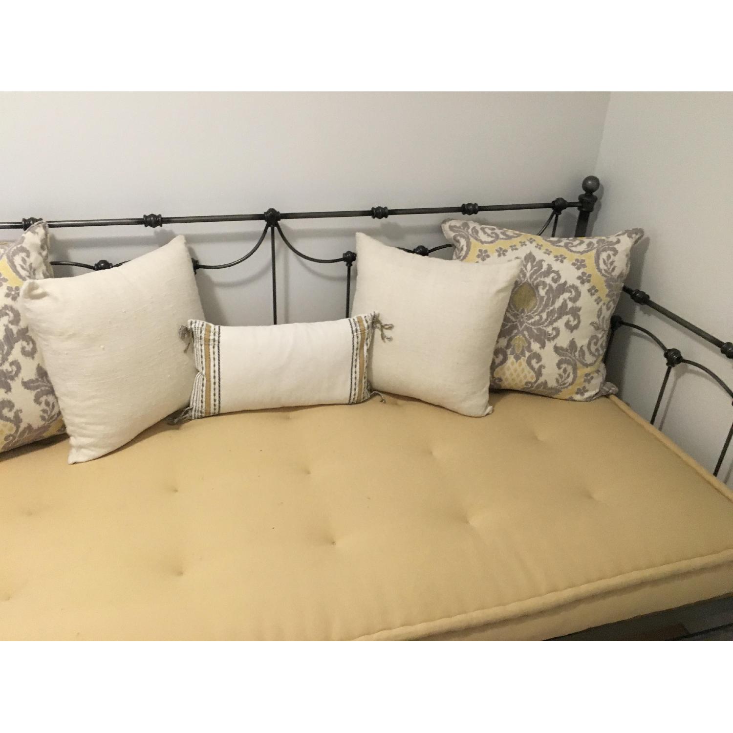 Pottery Barn Black Metal Frame Daybed - image-3