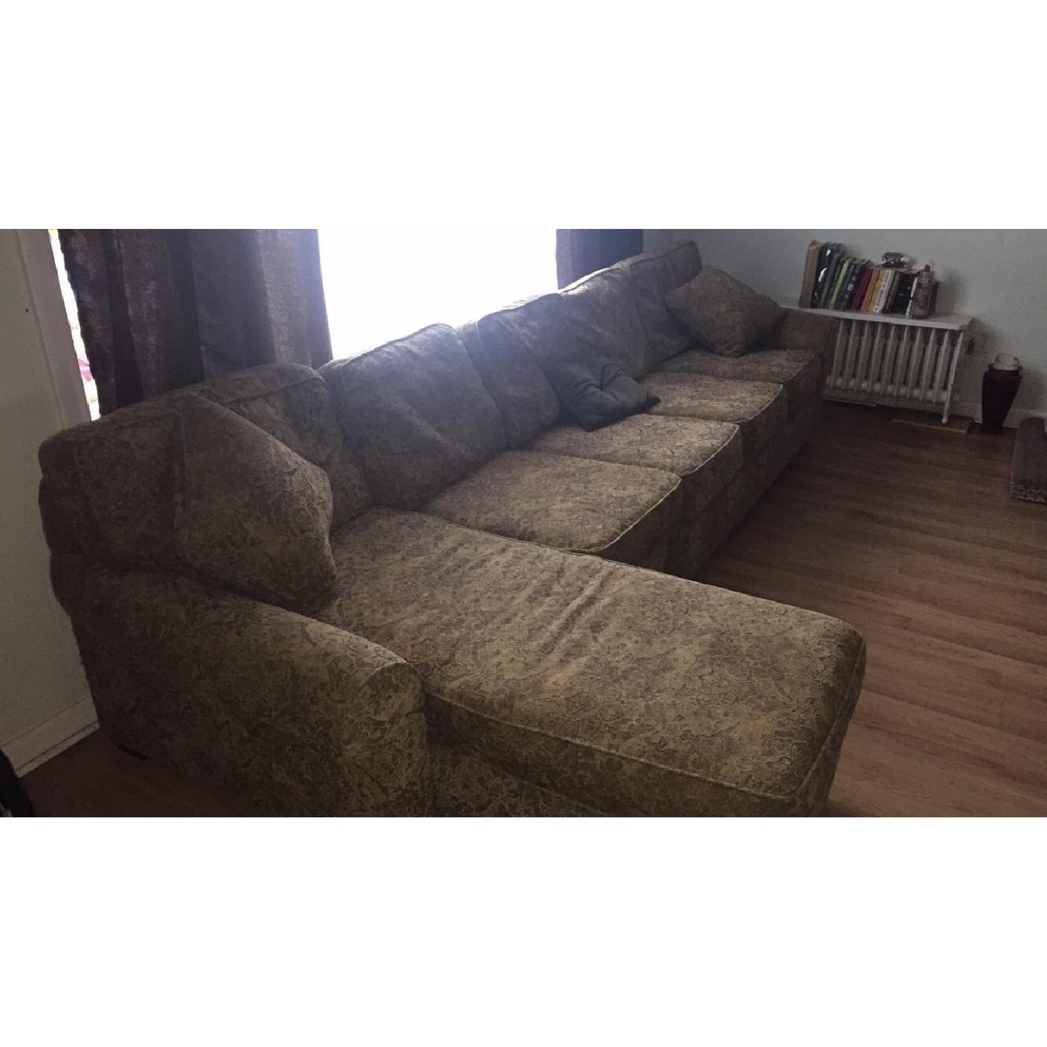 Klaussner Furniture Sectional Couch - image-1