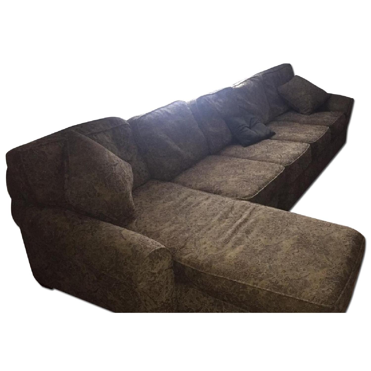 Klaussner Furniture Sectional Couch - image-0