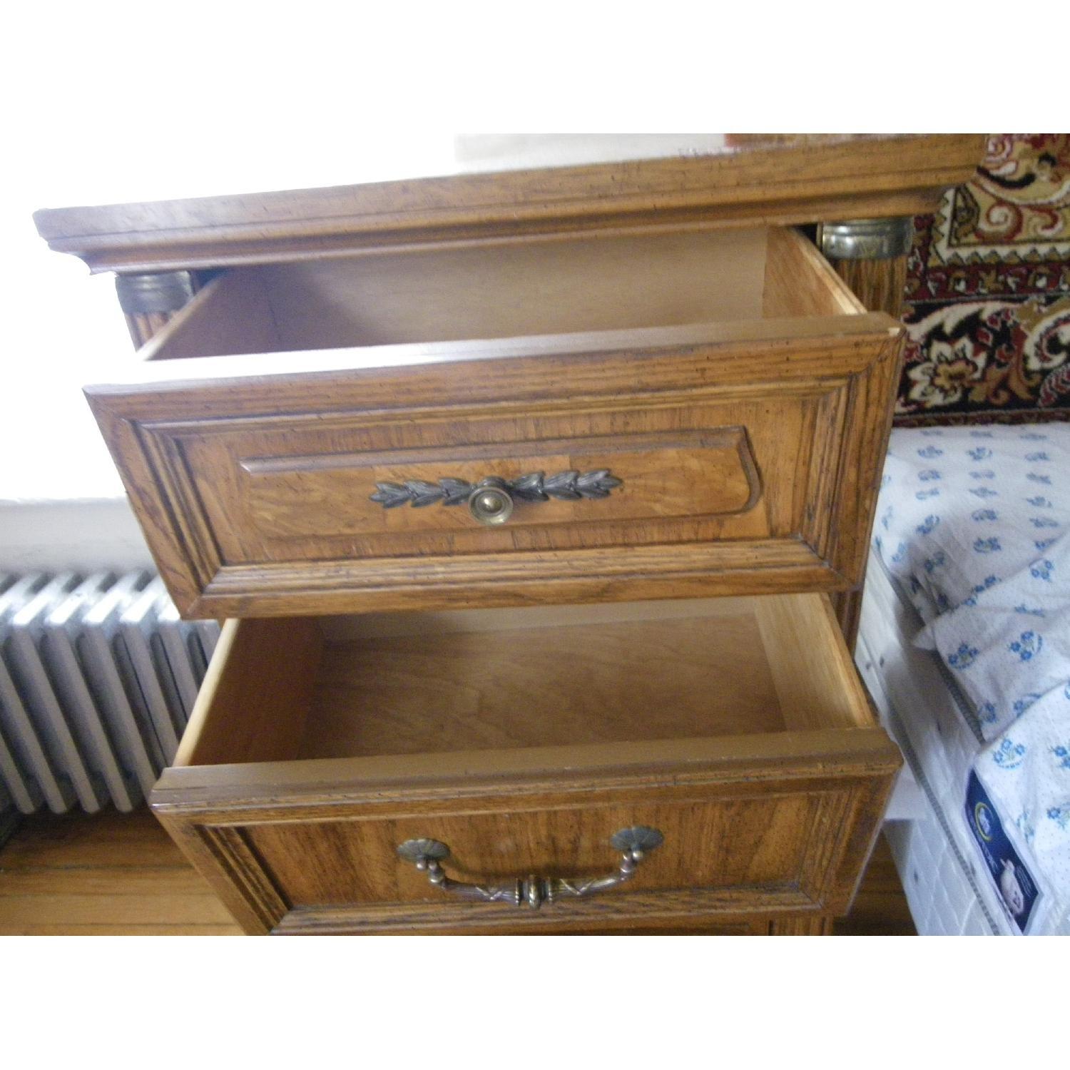 Vaughan of Virginia Solid Wood Armoire + Matching Nightstands AptDeco