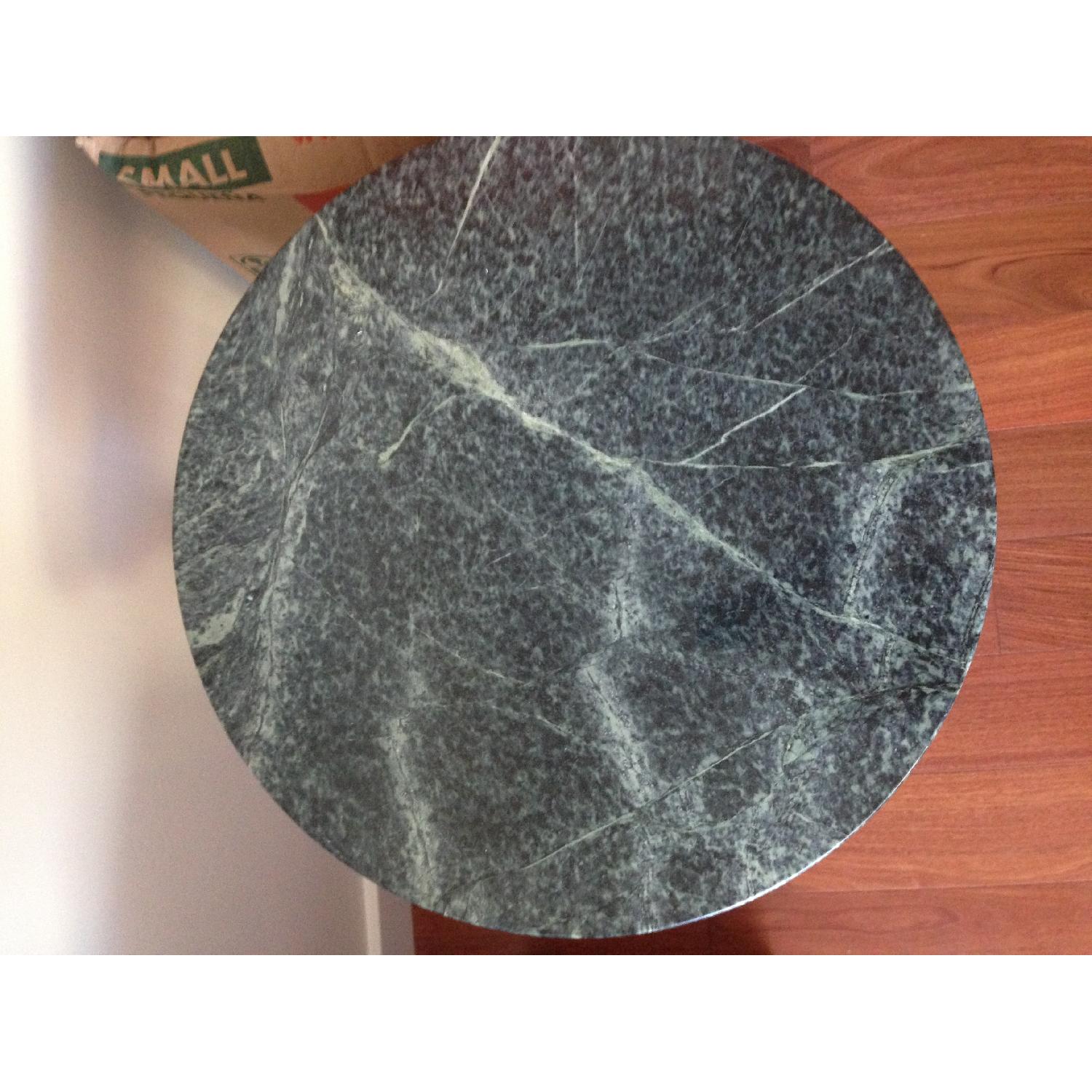 The Bombay Company Wood & Marble Side Table - image-3