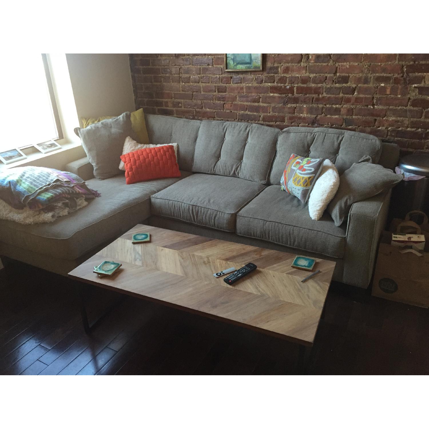 Macy's Sectional Sofa - image-1