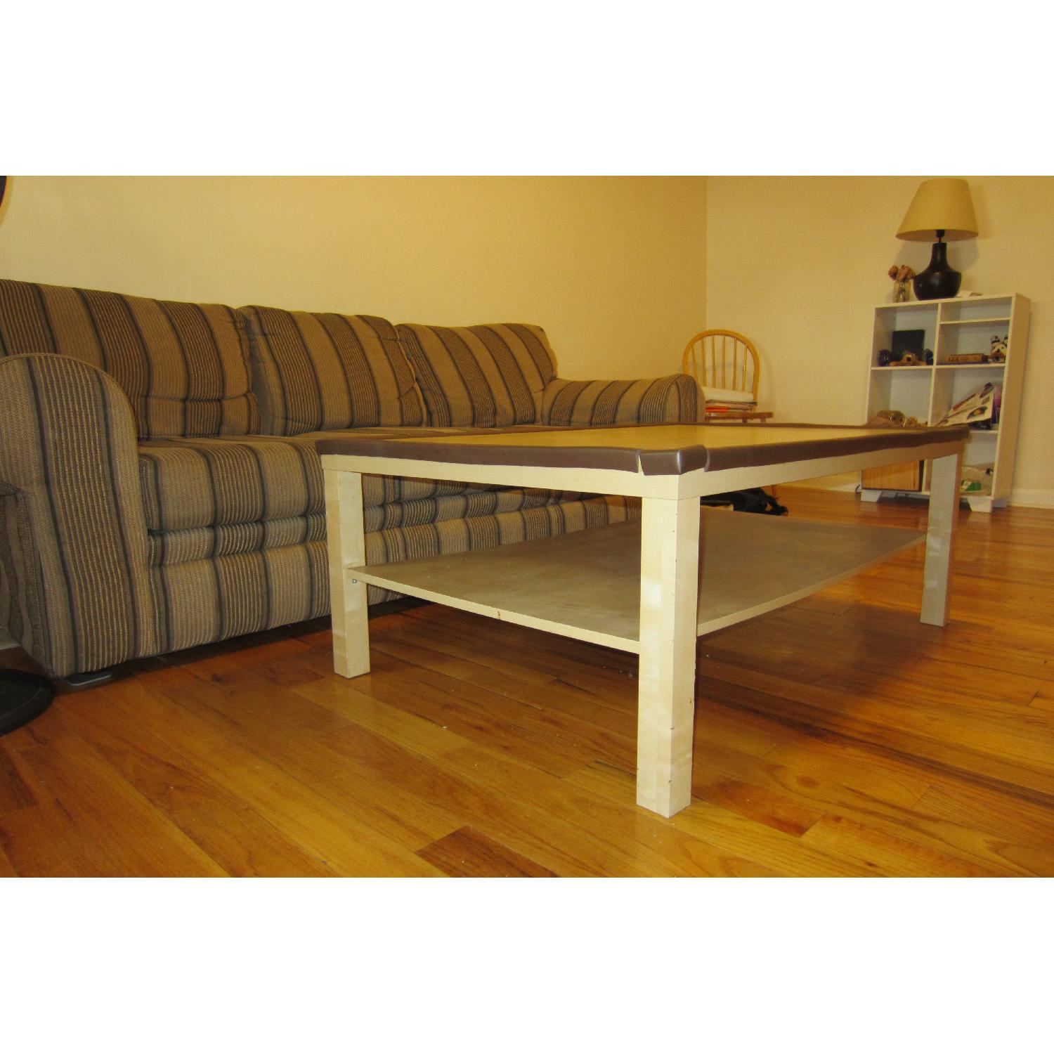 Striped Fabric Sofa - image-2