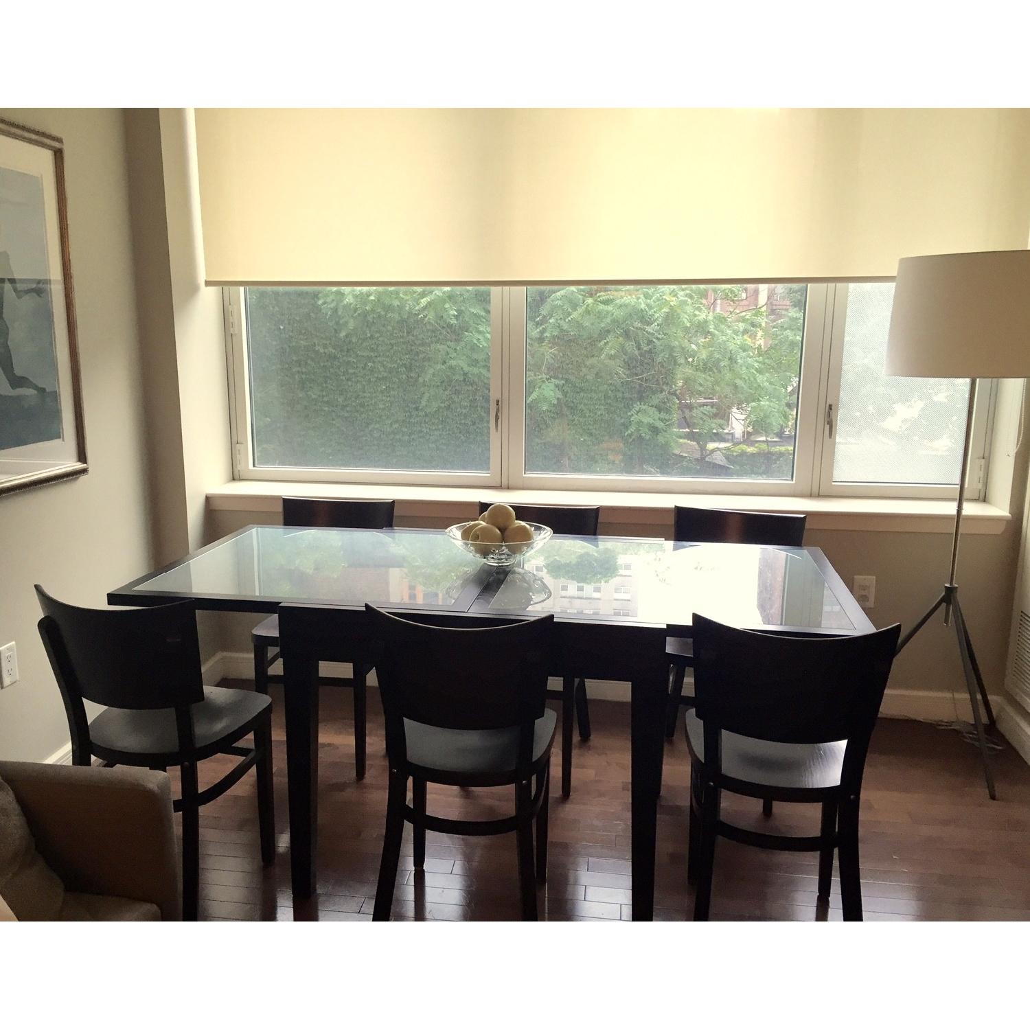 Design Within Reach Spanna Extension Table w/ 6 Kyoto Chairs - image-5