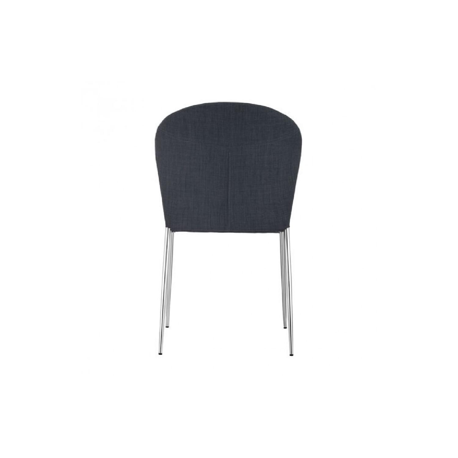 Grey Fabric Dining Chairs - image-7