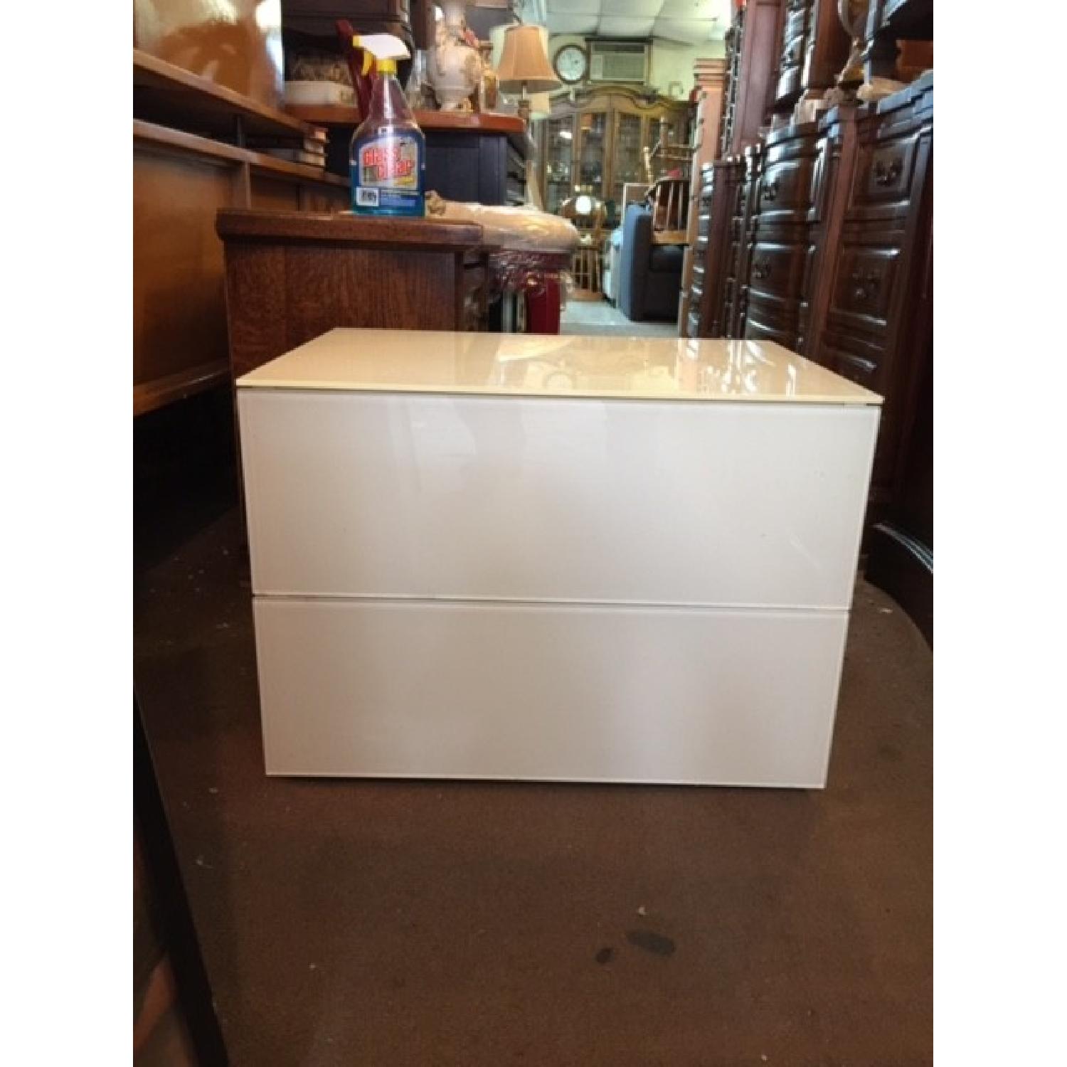 Glass Nightstand - image-1