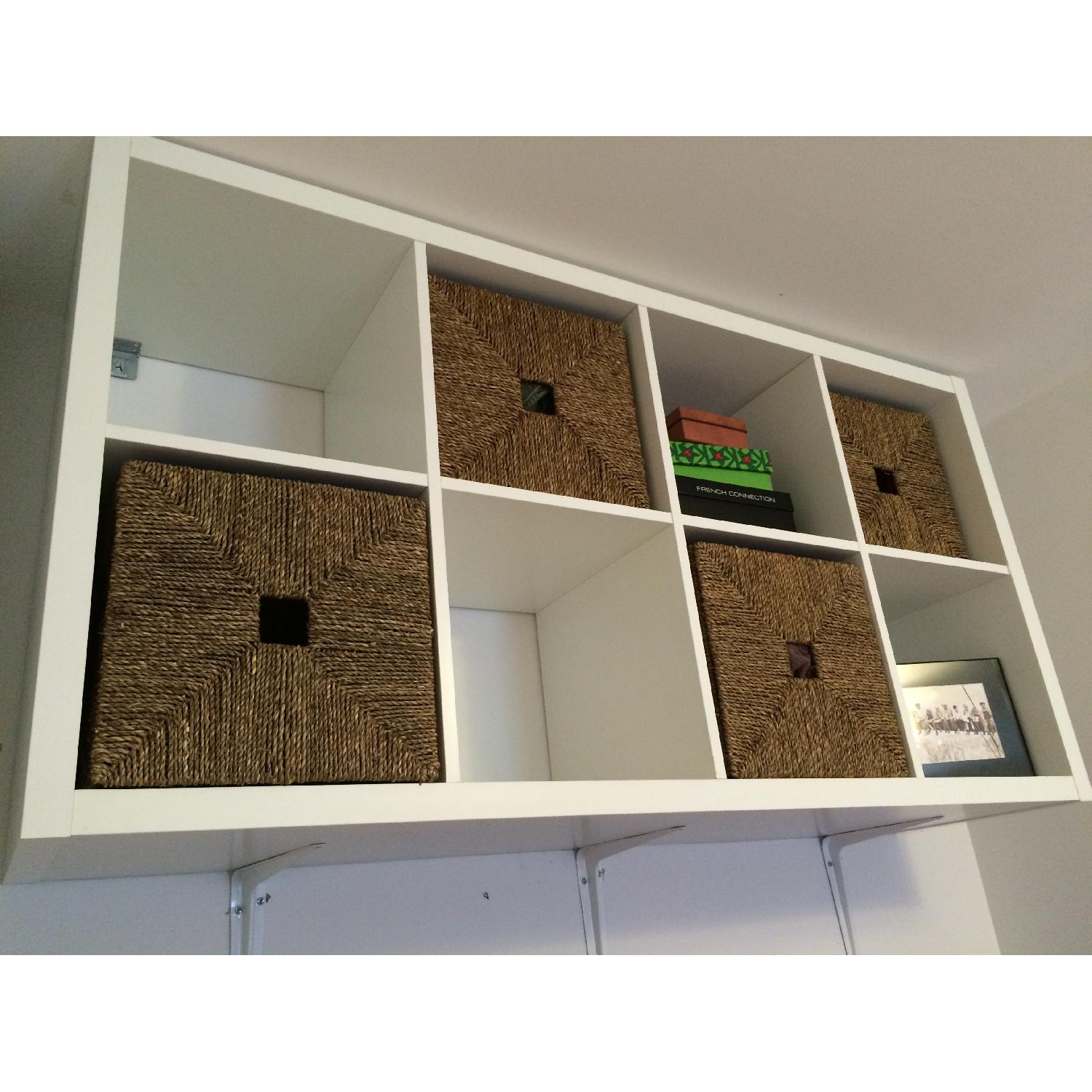 Ikea 8 Cube Organizer Shelves AptDeco