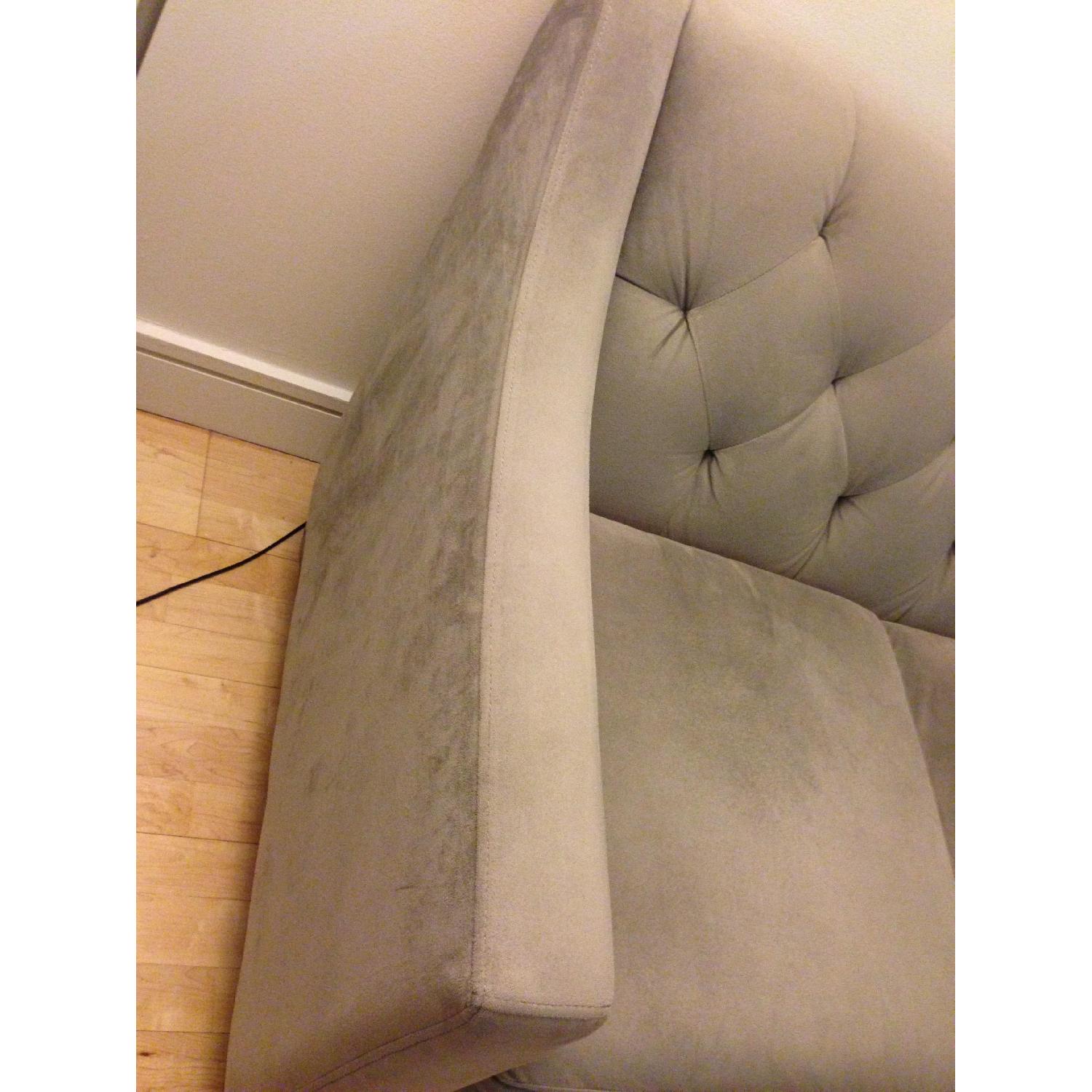 Macy's Chloe Velvet Tufted Sofa in Granite - image-3