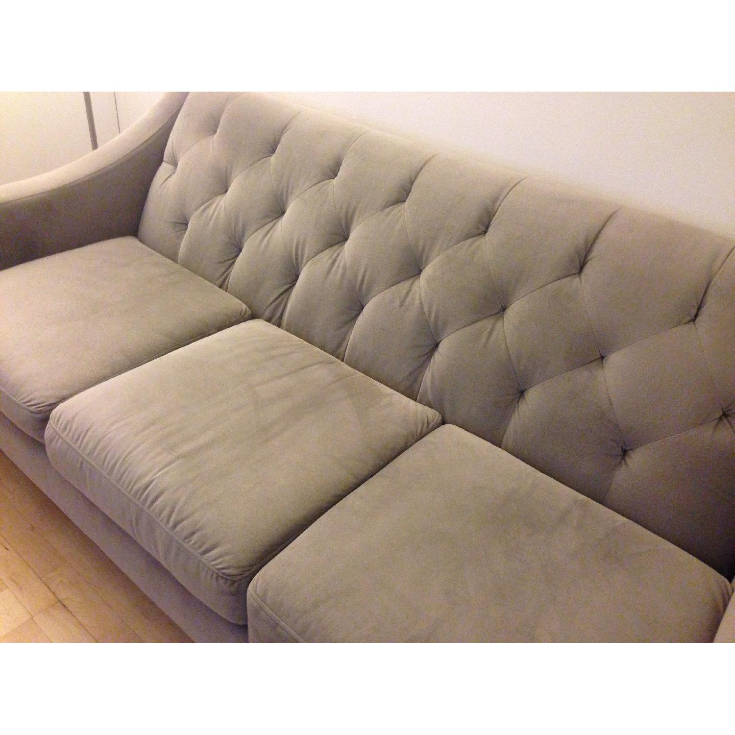 Macy's Chloe Velvet Tufted Sofa in Granite - image-4