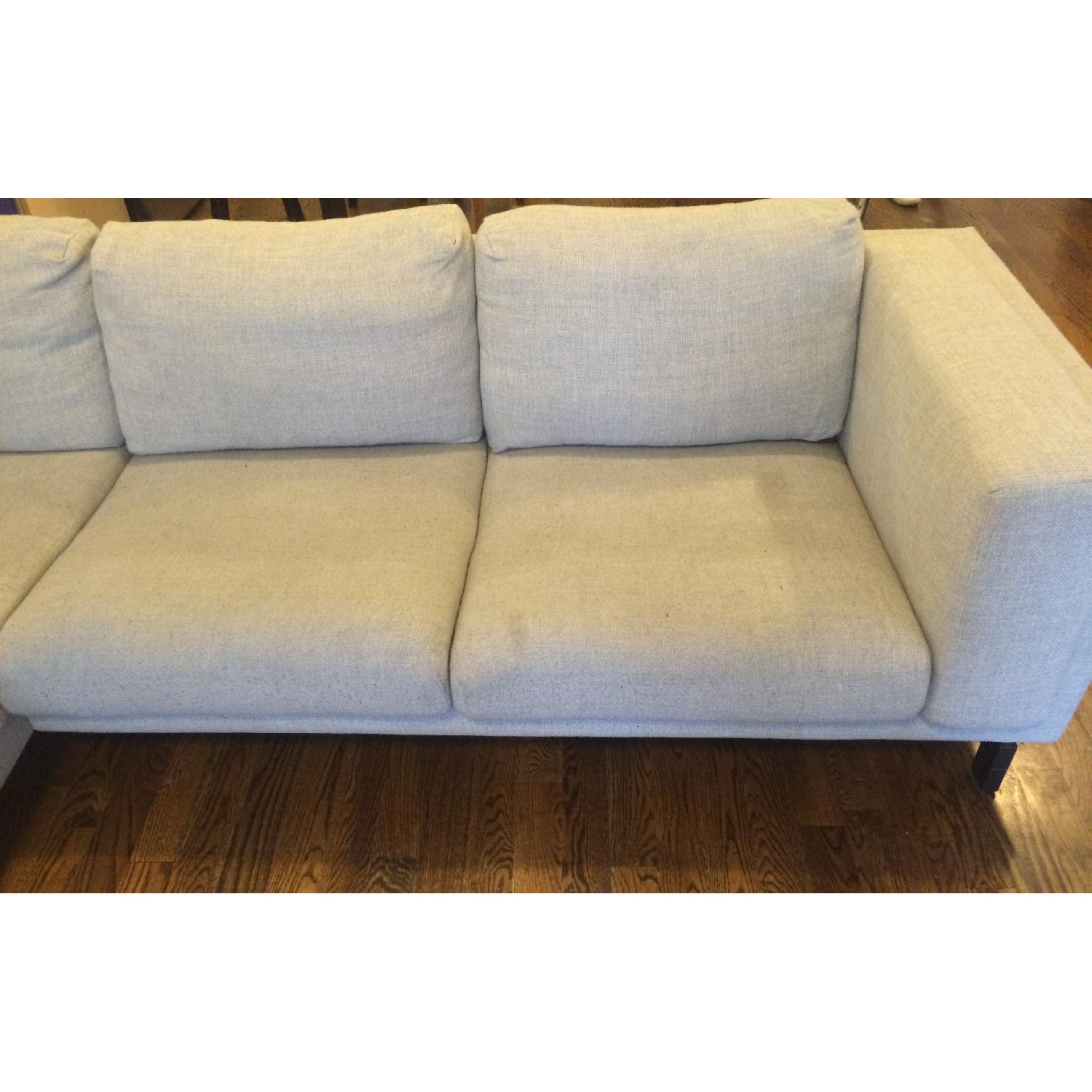 その他 IKEA NOCKEBY Ikea Nockeby Grey Sofa - AptDeco
